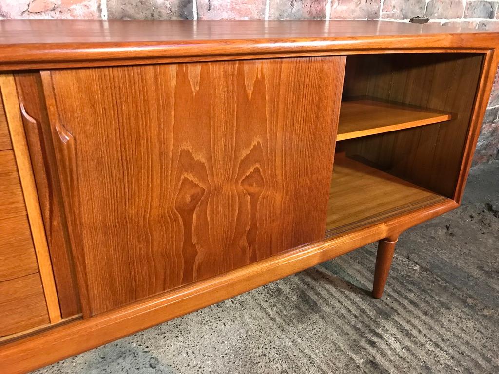 Extra Large Danish Midcentury Gunni Omann Teak Sideboard by ACO Møbler, 1960s For Sale 7