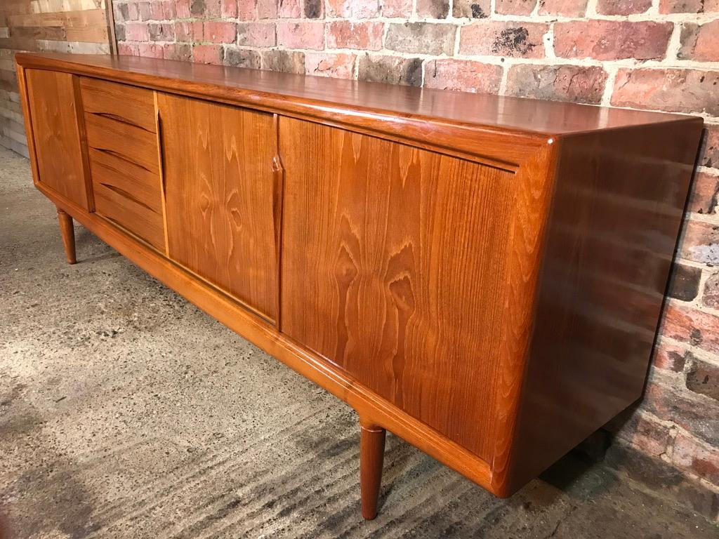 Extra Large Danish Midcentury Gunni Omann Teak Sideboard by ACO Møbler, 1960s In Good Condition For Sale In Markington, GB