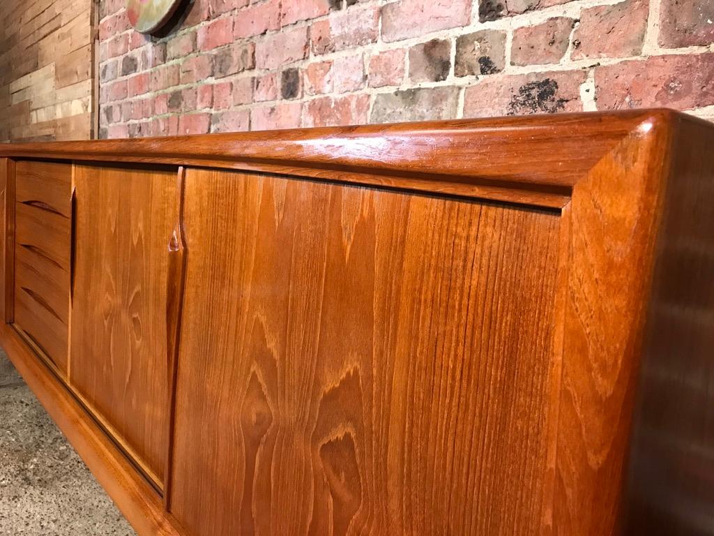 20th Century Extra Large Danish Midcentury Gunni Omann Teak Sideboard by ACO Møbler, 1960s For Sale