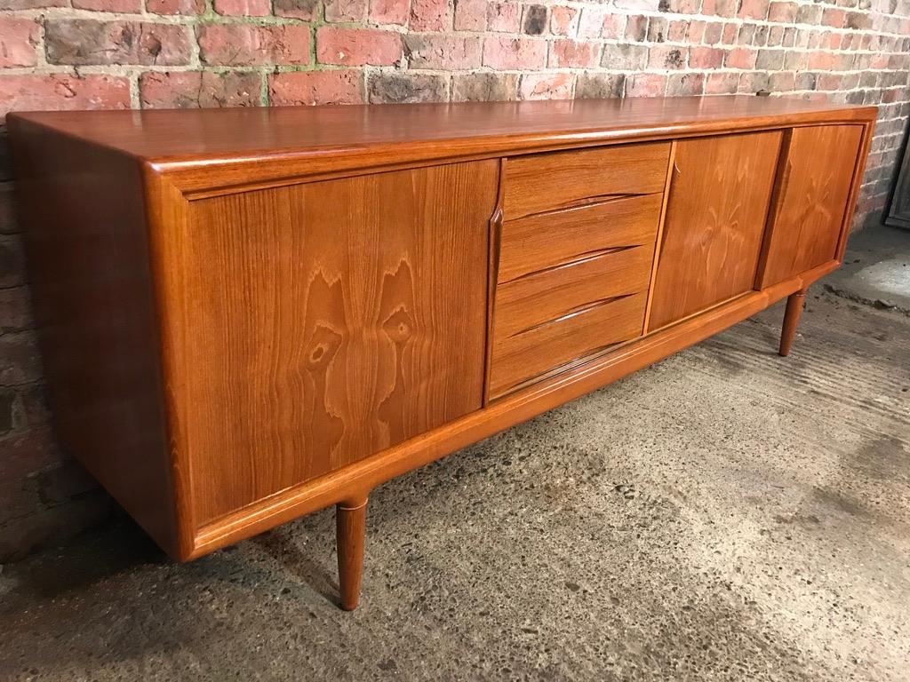 Extra Large Danish Midcentury Gunni Omann Teak Sideboard by ACO Møbler, 1960s For Sale 1