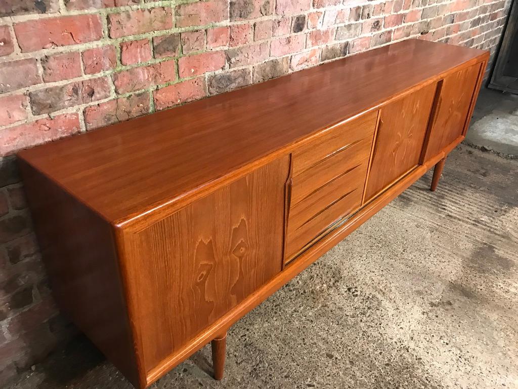 Extra Large Danish Midcentury Gunni Omann Teak Sideboard by ACO Møbler, 1960s For Sale 2