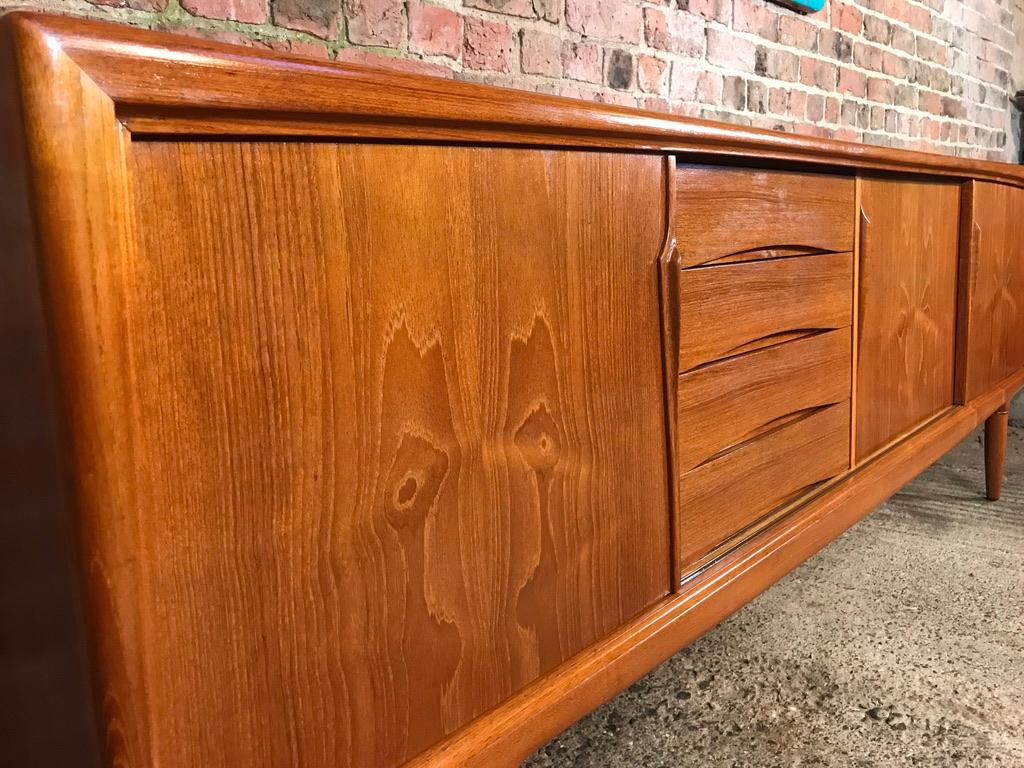 Extra Large Danish Midcentury Gunni Omann Teak Sideboard by ACO Møbler, 1960s For Sale 4