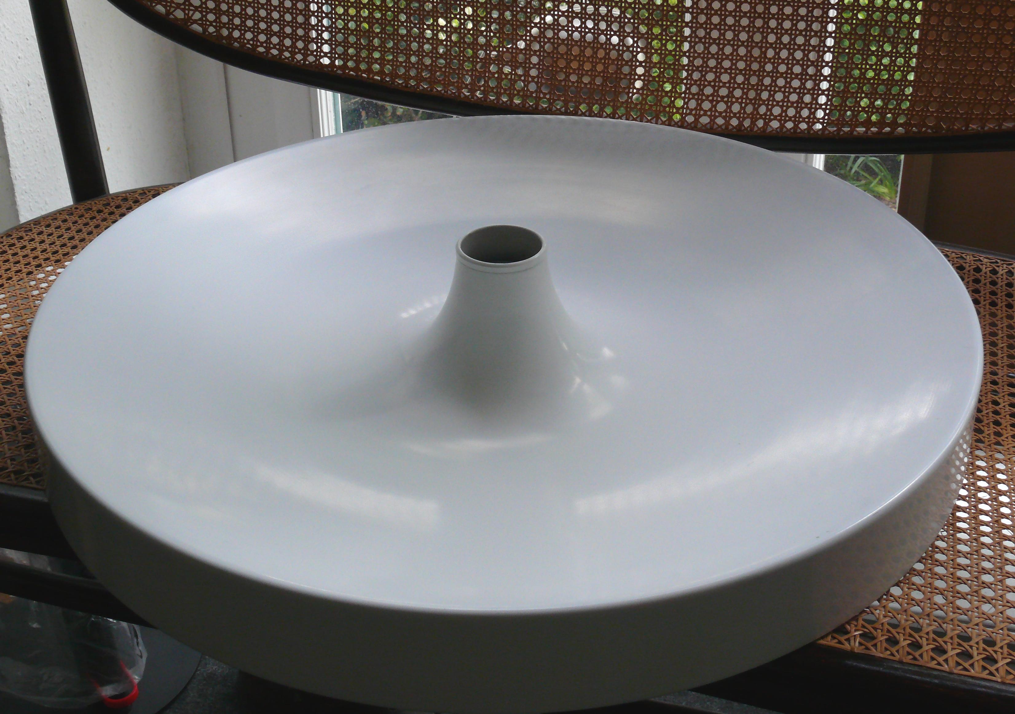 XXL Disc Flush Mount or Wall Light, Germany, 1960s For Sale 3
