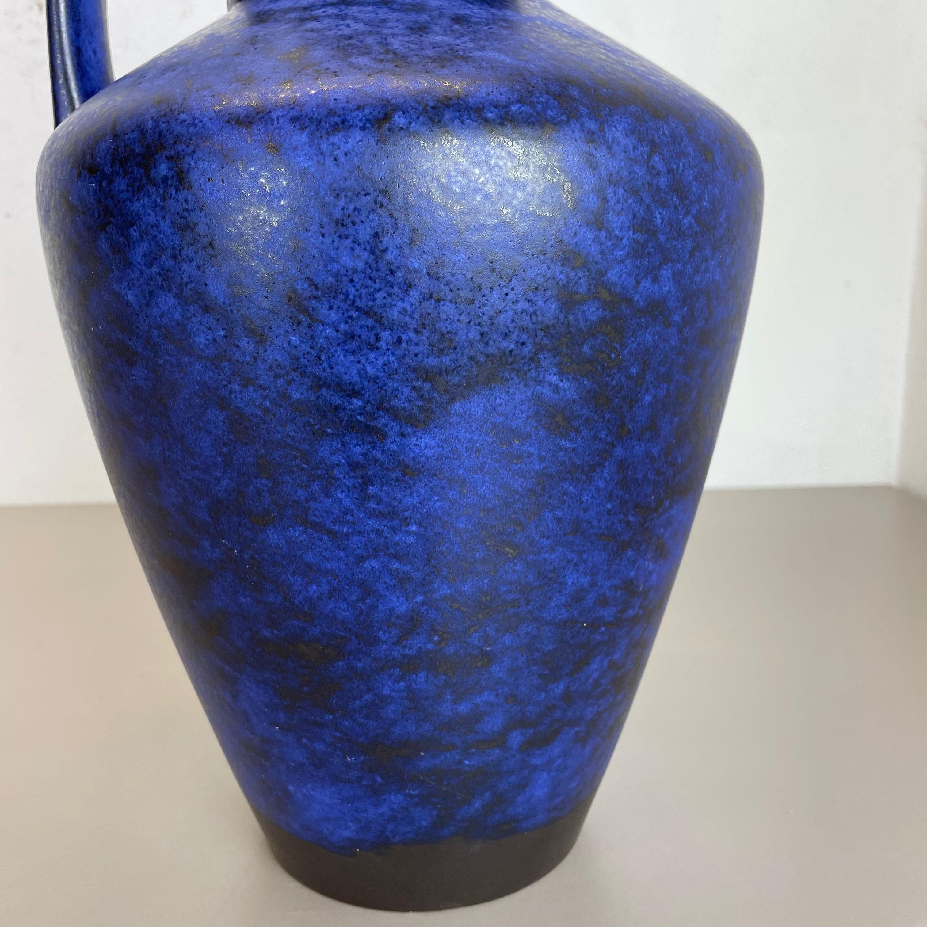xxl Fat Lava Floor Ceramic Pottery Floor Vase by Fritz van Daalen, Germany 1960s In Good Condition For Sale In Kirchlengern, DE