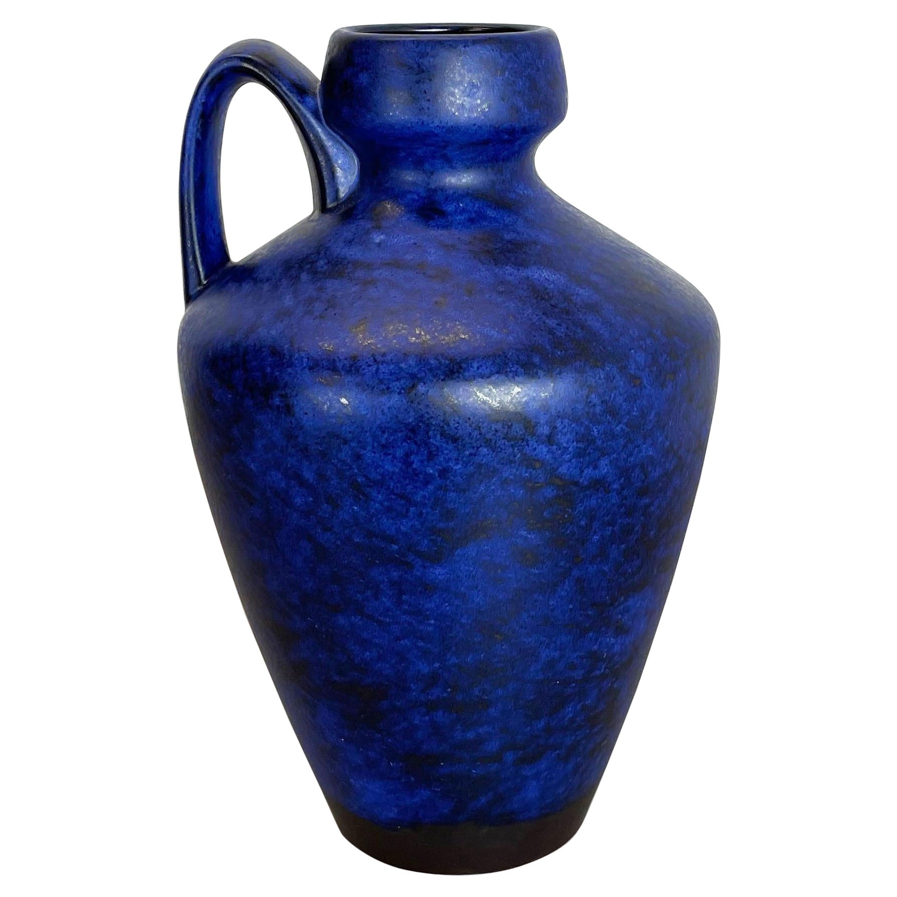 xxl Fat Lava Floor Ceramic Pottery Floor Vase by Fritz van Daalen, Germany 1960s