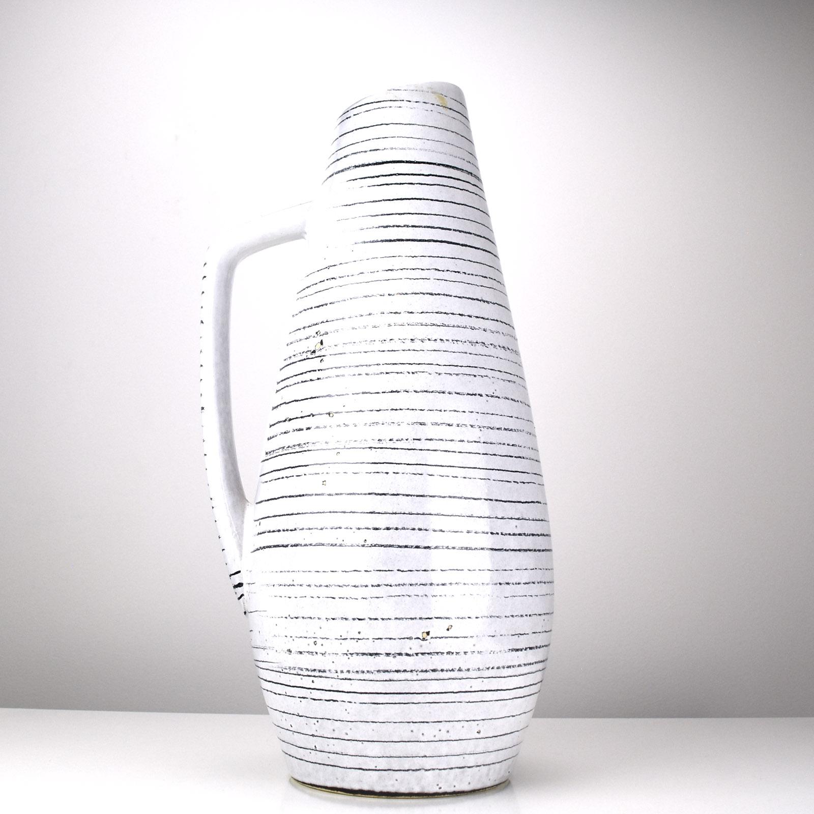 XXL Flower Power Fat Lava Vase Scheurich Pottery 270-50 Mid-Century Modern WGP In condizioni buone in vendita a Bad Säckingen, DE