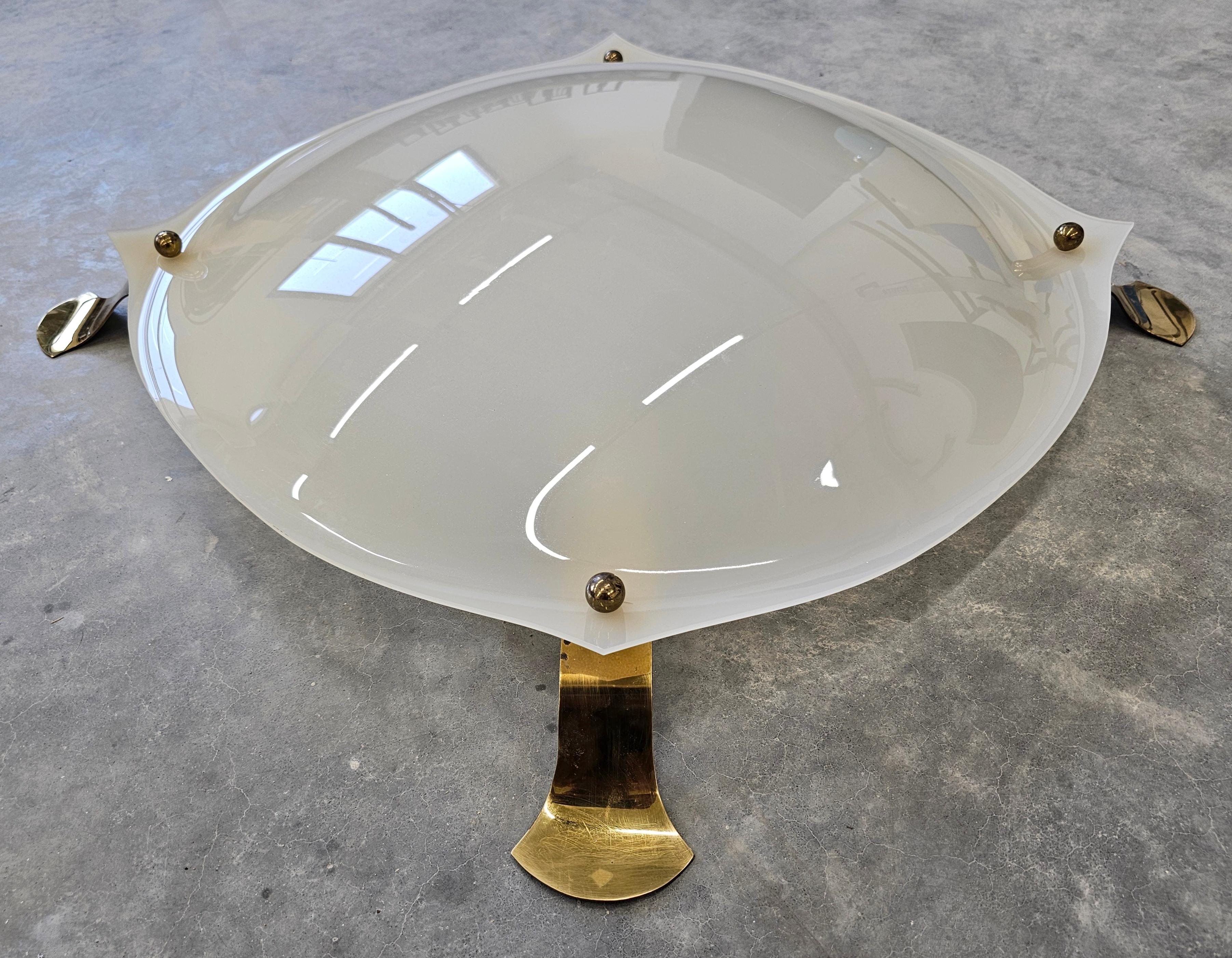 Mid-20th Century XXL Flush Mount designed by Angelo Lelli for Arredoluce, Italy 1960s For Sale