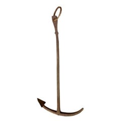 XXL Frankreich Marine Boot Anker, 1900s