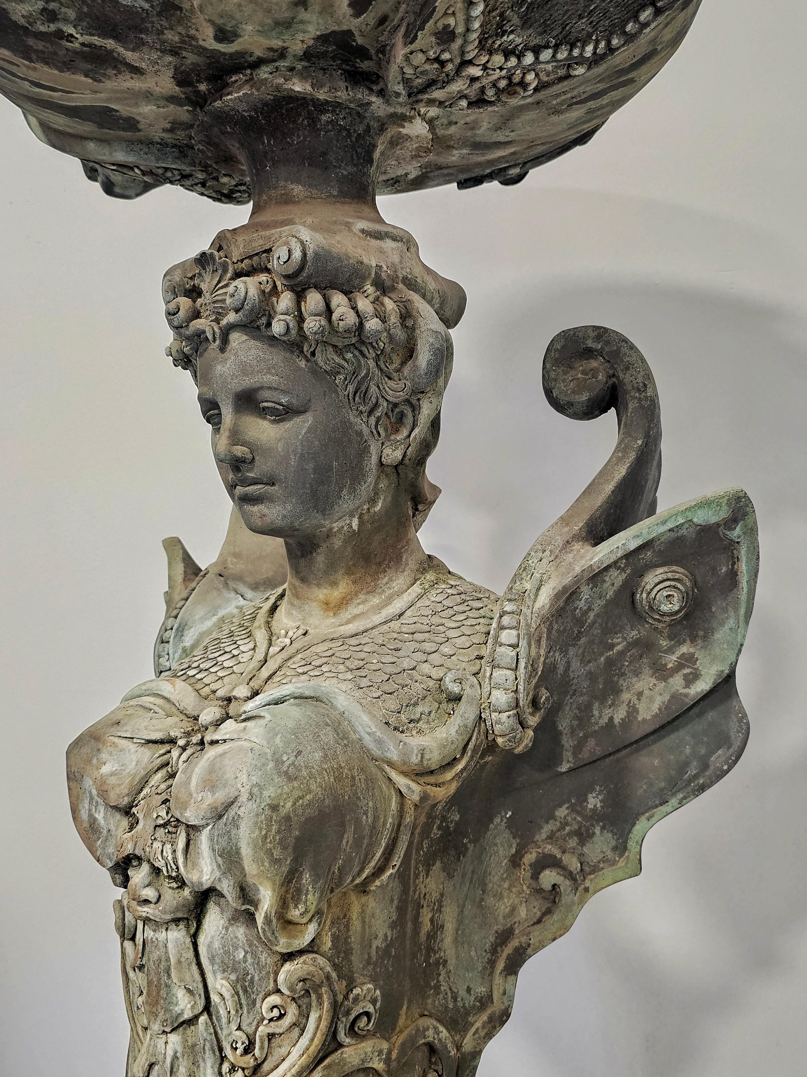 XXL French Empire Jardinieres done in bronze on marble base, France 1805 For Sale 5