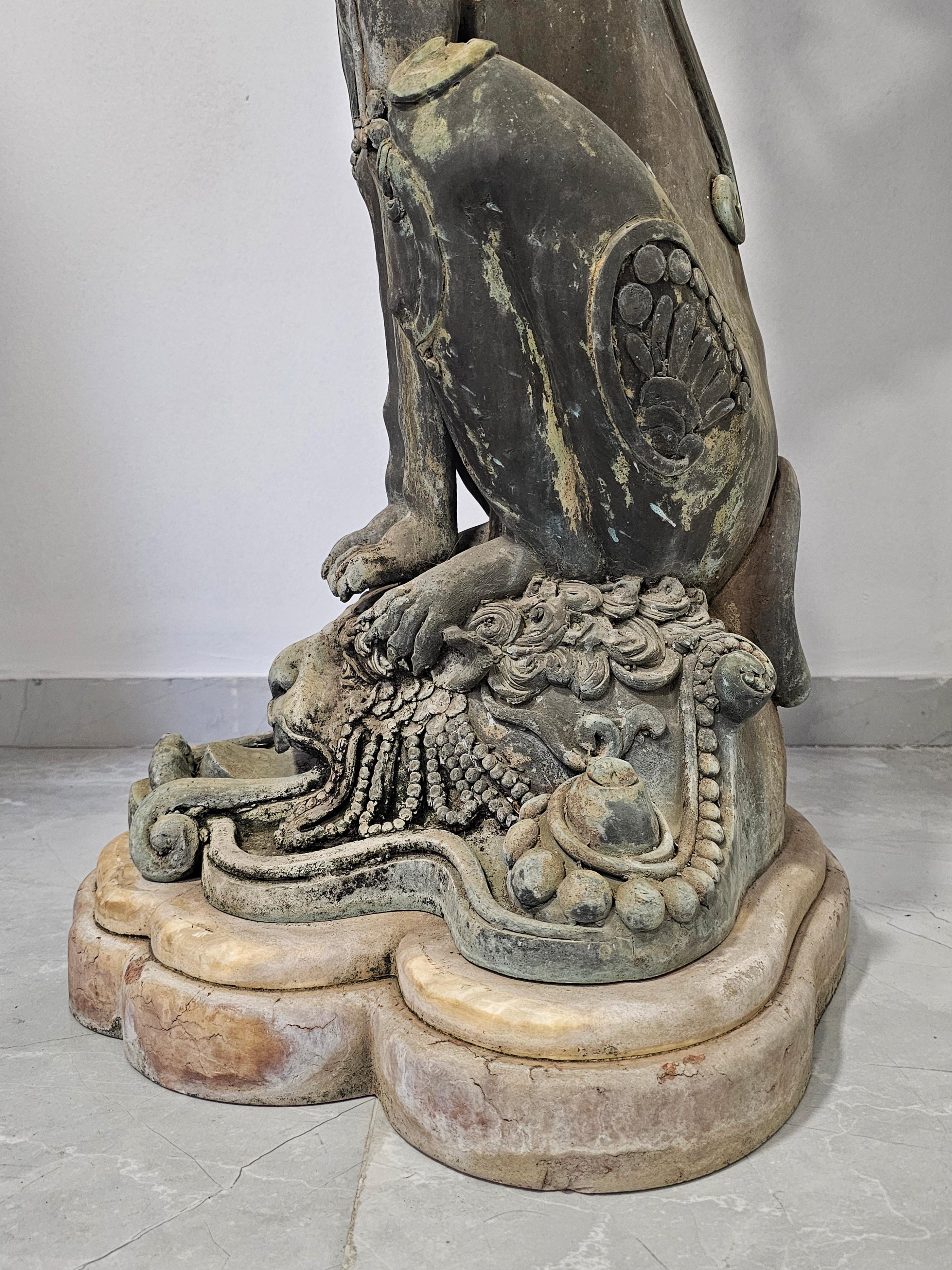 XXL French Empire Jardinieres done in bronze on marble base, France 1805 For Sale 8