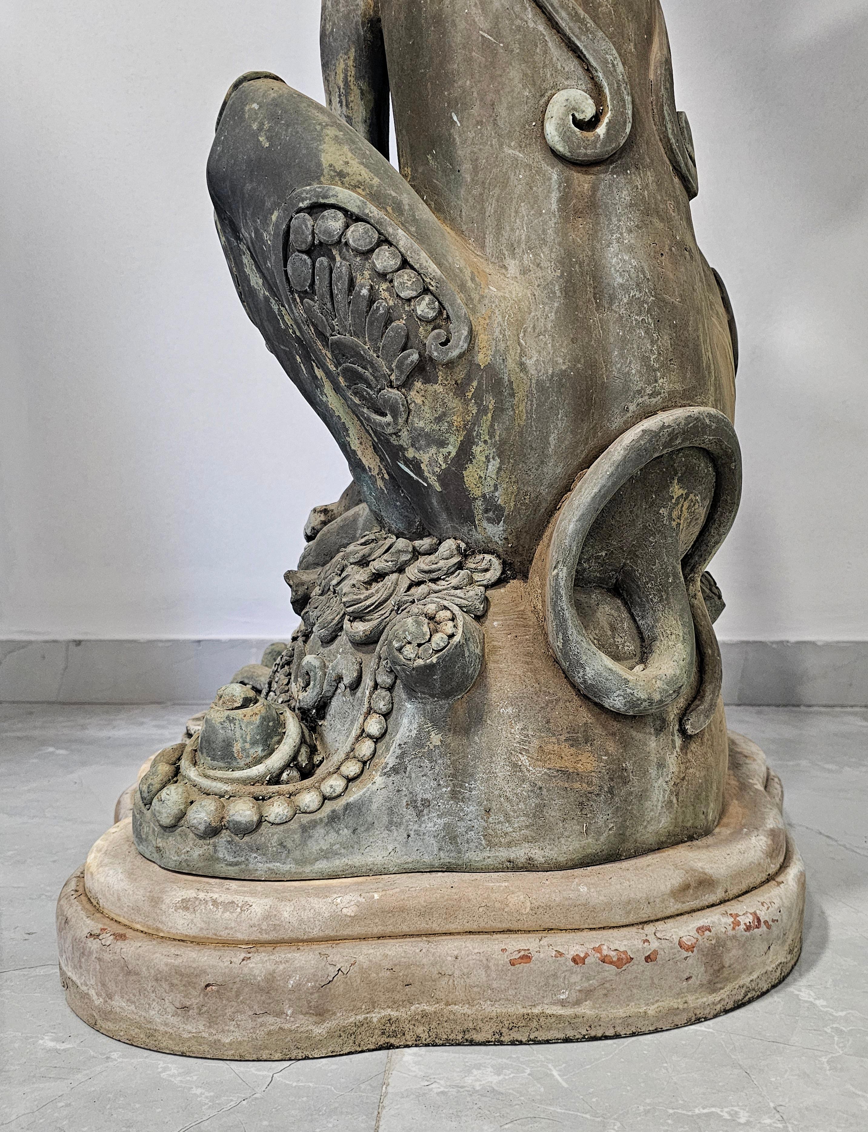 XXL French Empire Jardinieres done in bronze on marble base, France 1805 For Sale 9