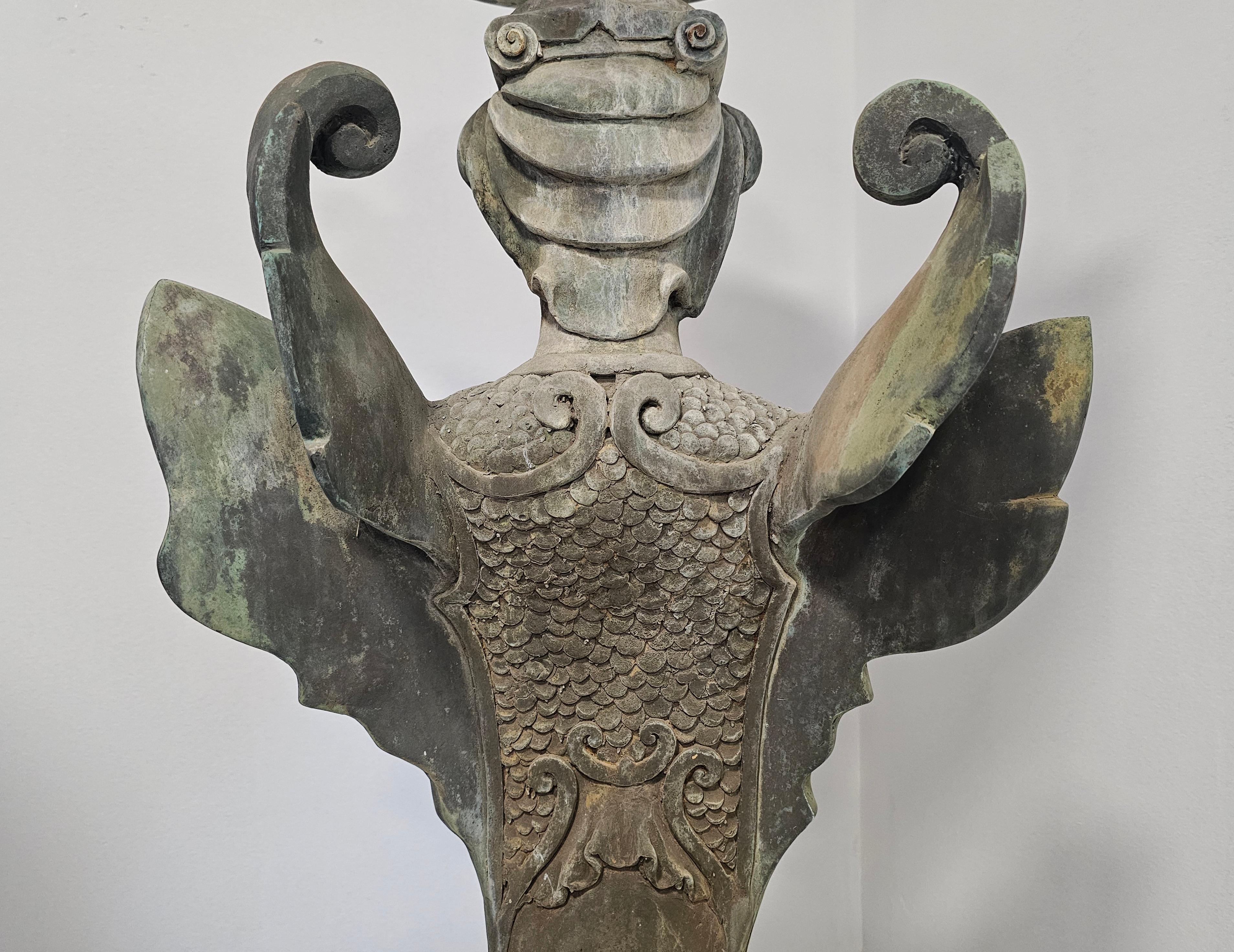 XXL French Empire Jardinieres done in bronze on marble base, France 1805 For Sale 11