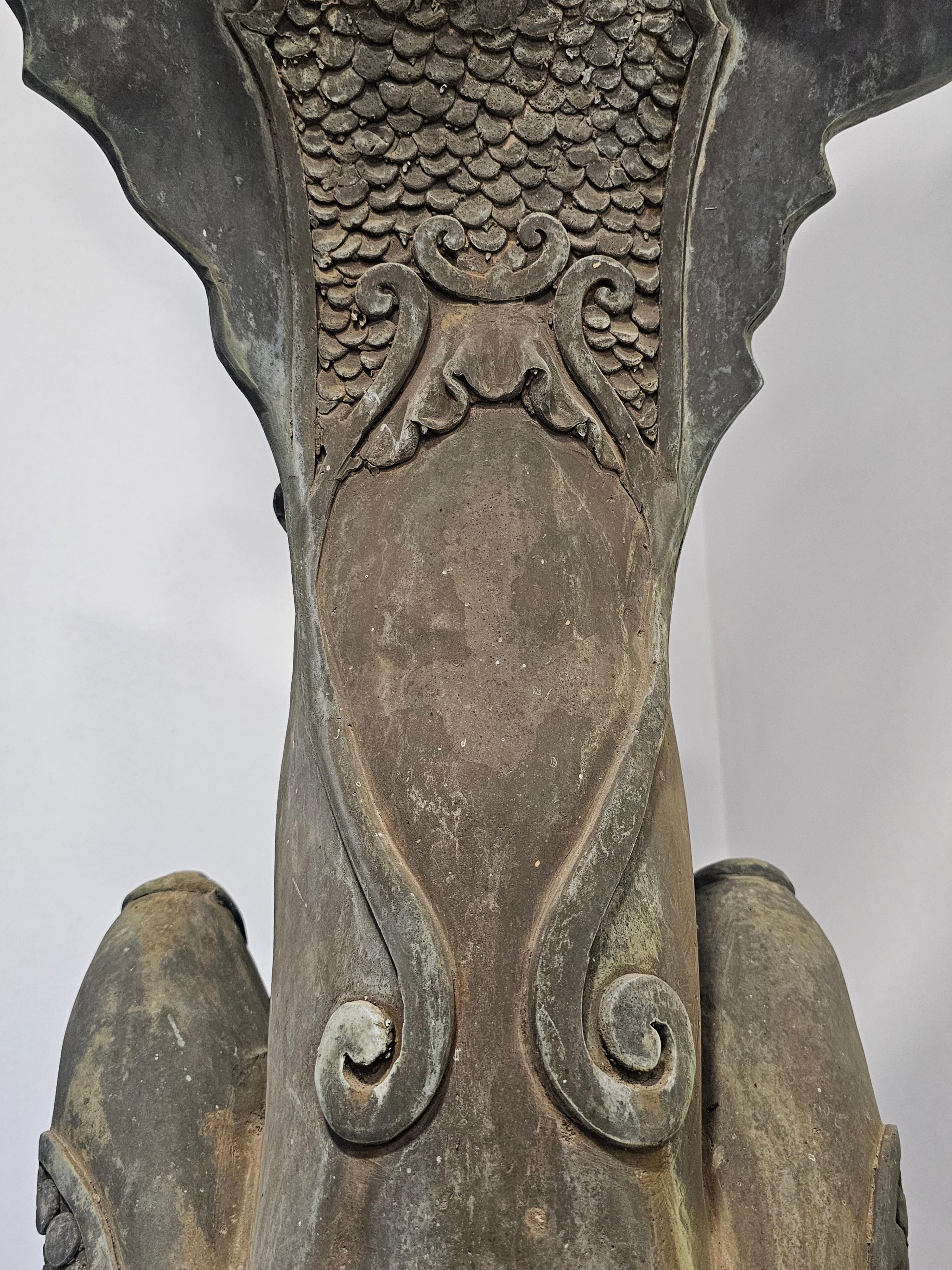 XXL French Empire Jardinieres done in bronze on marble base, France 1805 For Sale 12