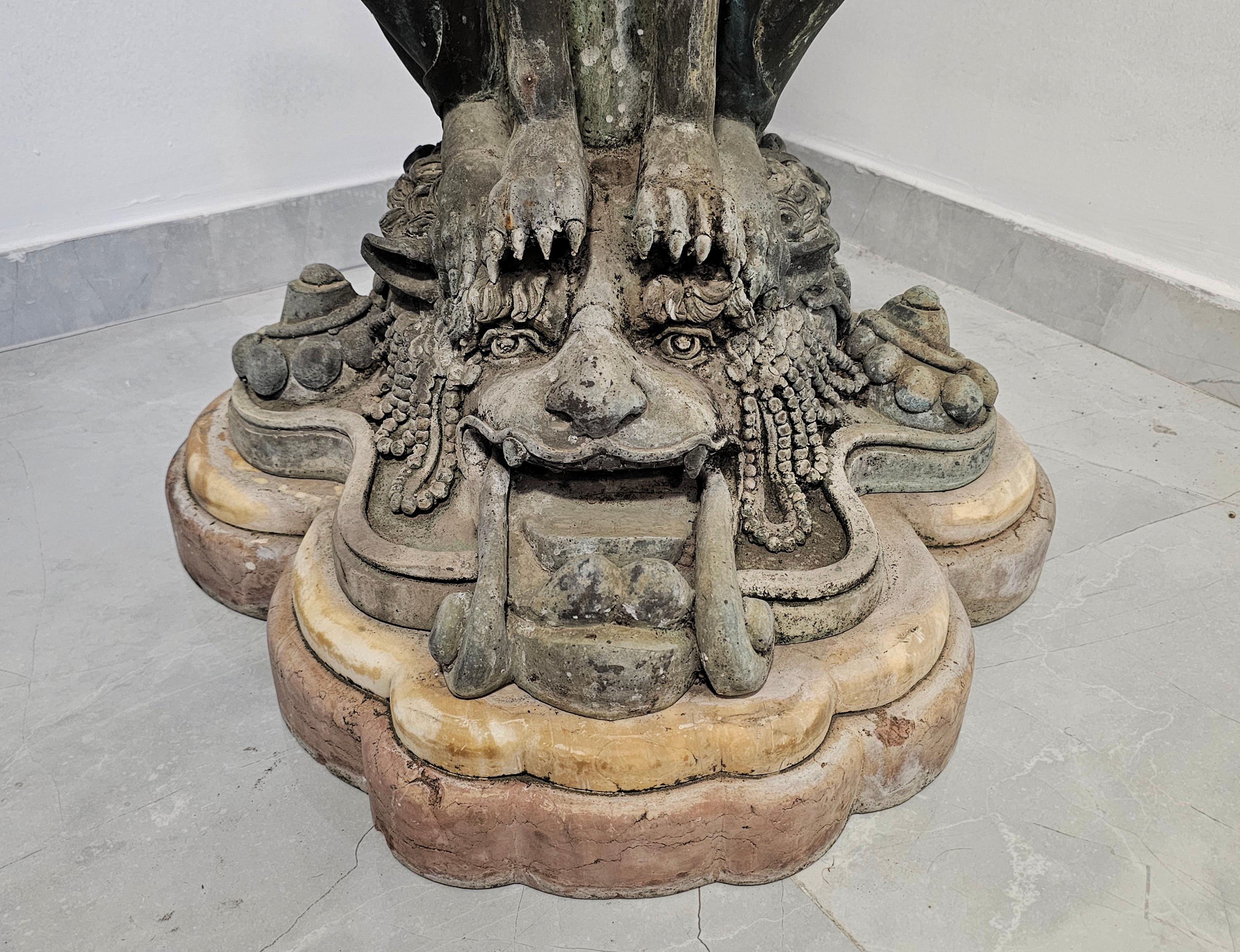 XXL French Empire Jardinieres done in bronze on marble base, France 1805 For Sale 2