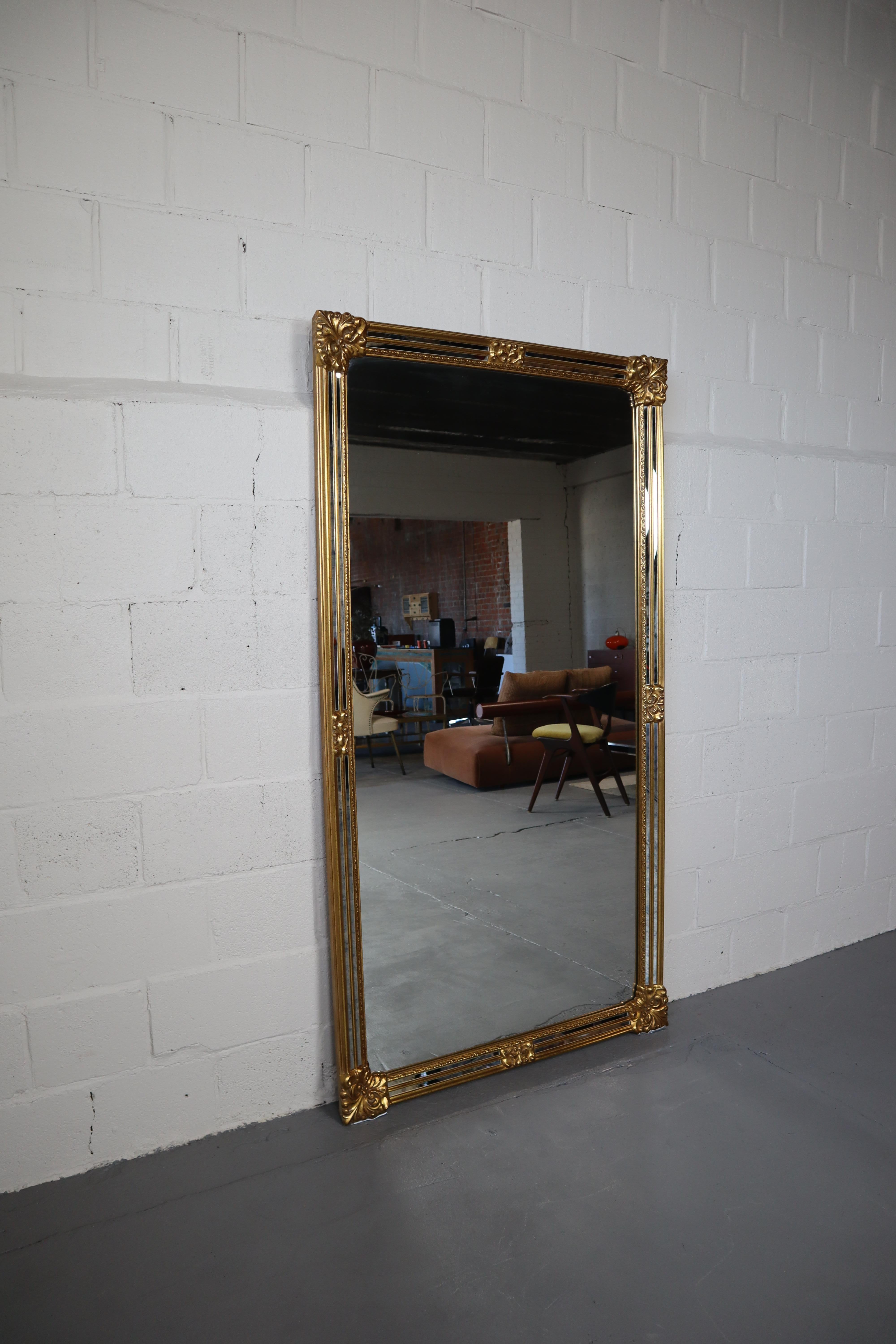 XXL Gilded Mirror by Deknudt, 1970s 4