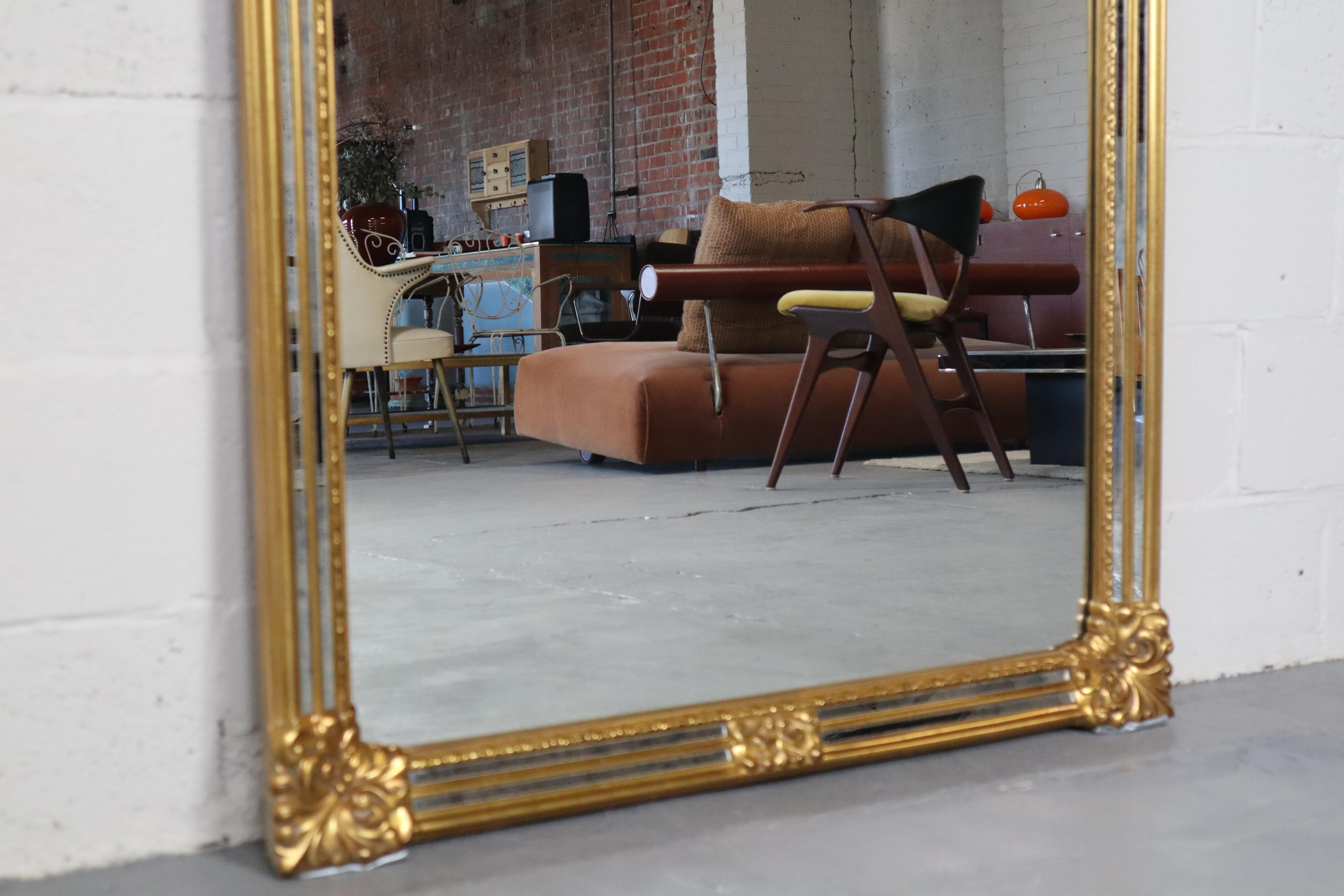 XXL Gilded Mirror by Deknudt, 1970s 5
