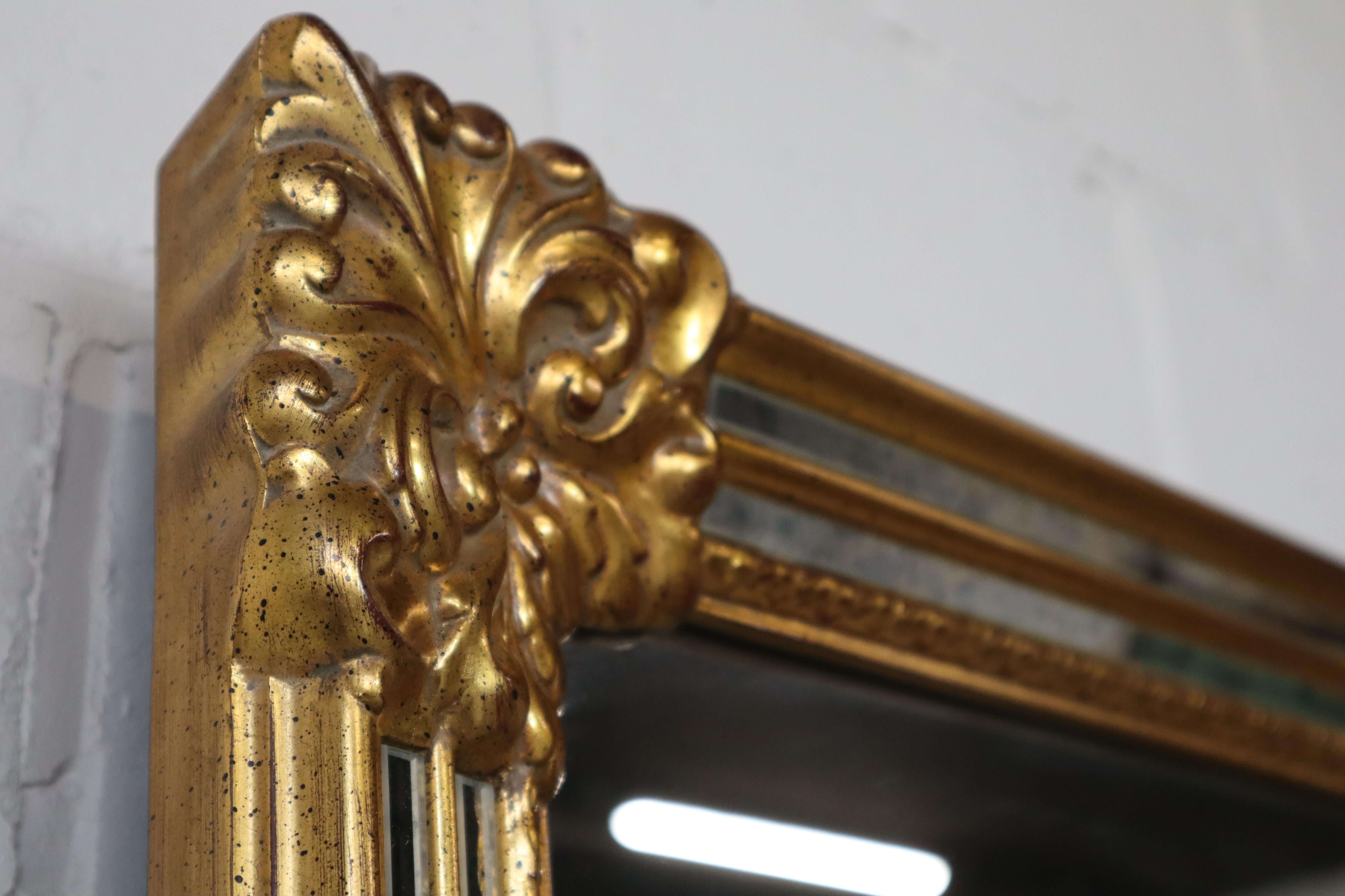 XXL Gilded Mirror by Deknudt, 1970s 7