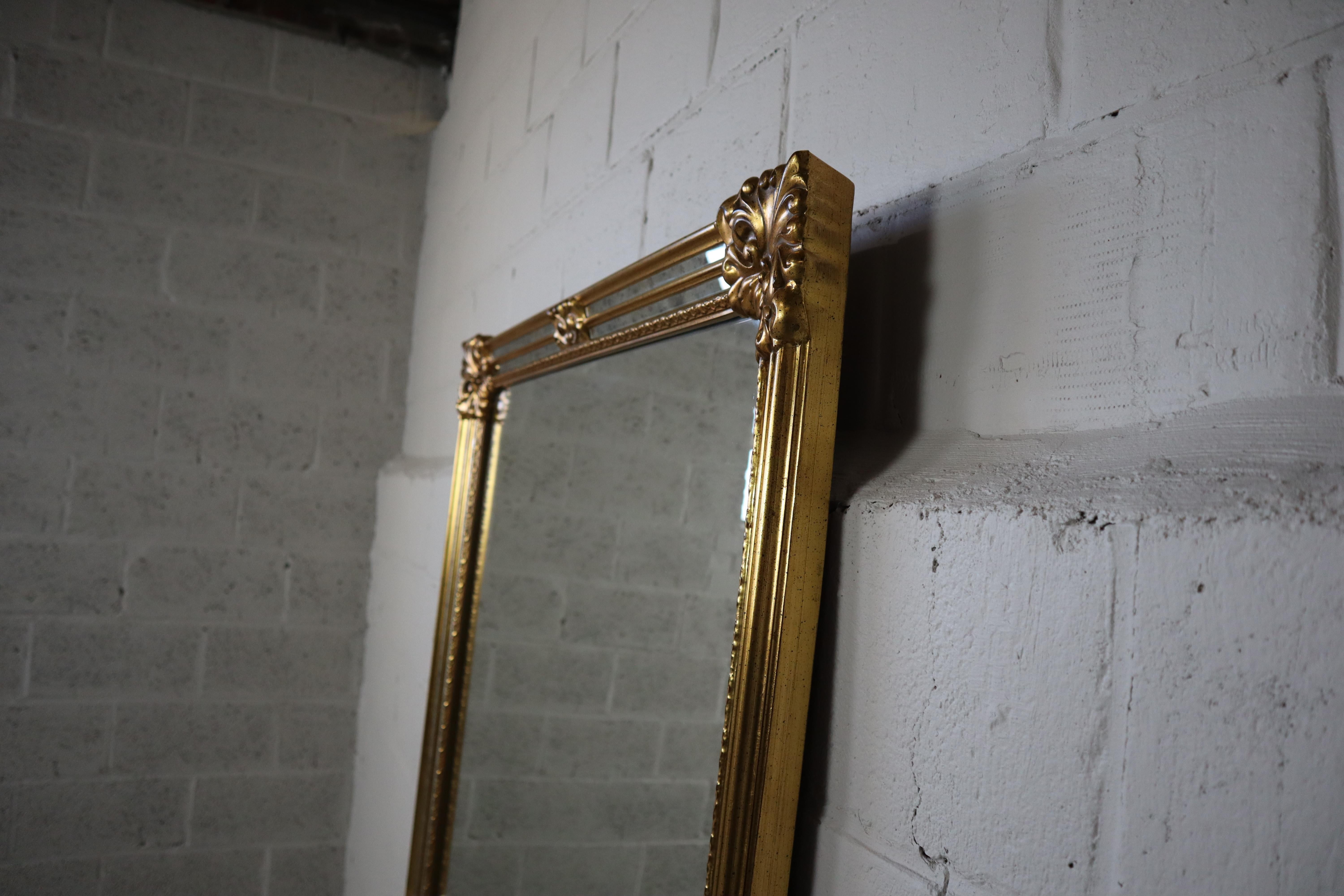 XXL Gilded Mirror by Deknudt, 1970s 8