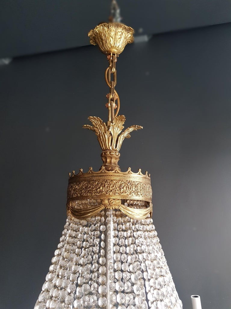 XXL Huge Montgolfièr Empire Sac a Pearl Chandelier Crystal Lustre Ceiling Lamp 4