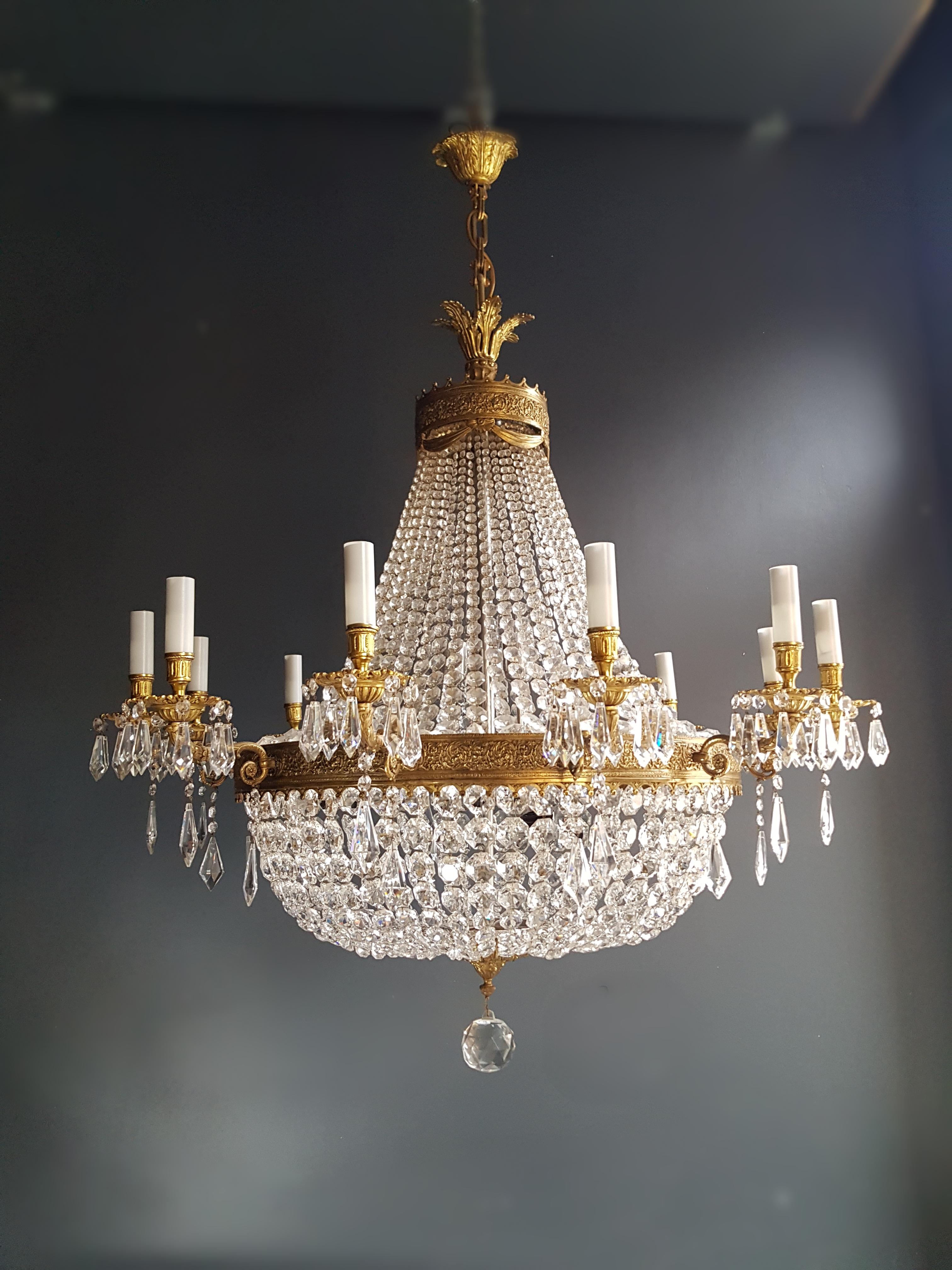 XXL Huge Montgolfièr Empire Sac a Pearl Chandelier Crystal Lustre Ceiling Lamp 8