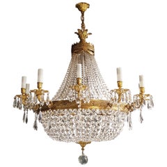 XXL Huge Montgolfièr Empire Chandelier Crystal Traditional Massive Large Wide