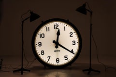 XXL Illuminated Gents of Leicester Train Station Clock