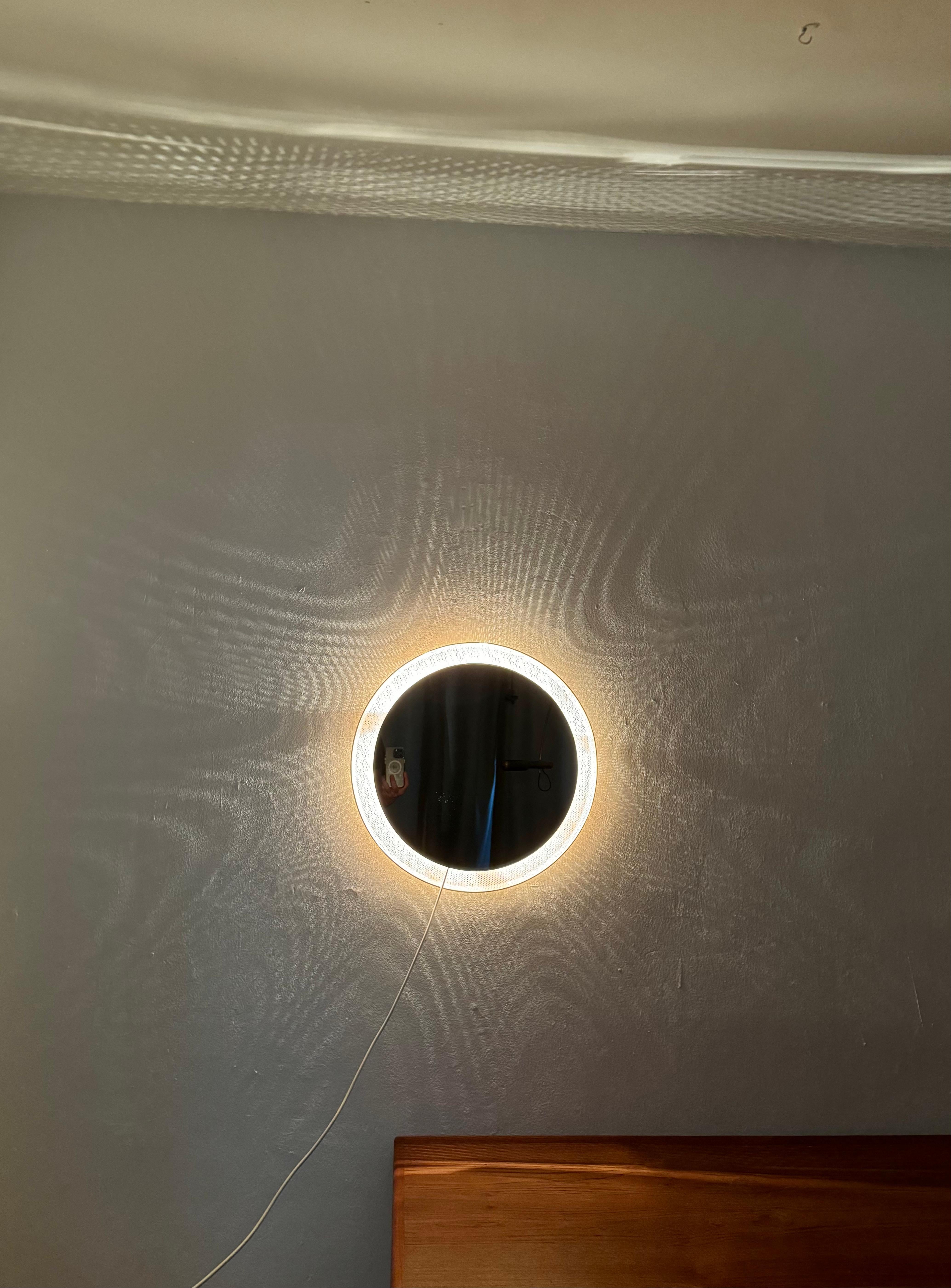 Illuminated Sunburst Mirror For Sale 5