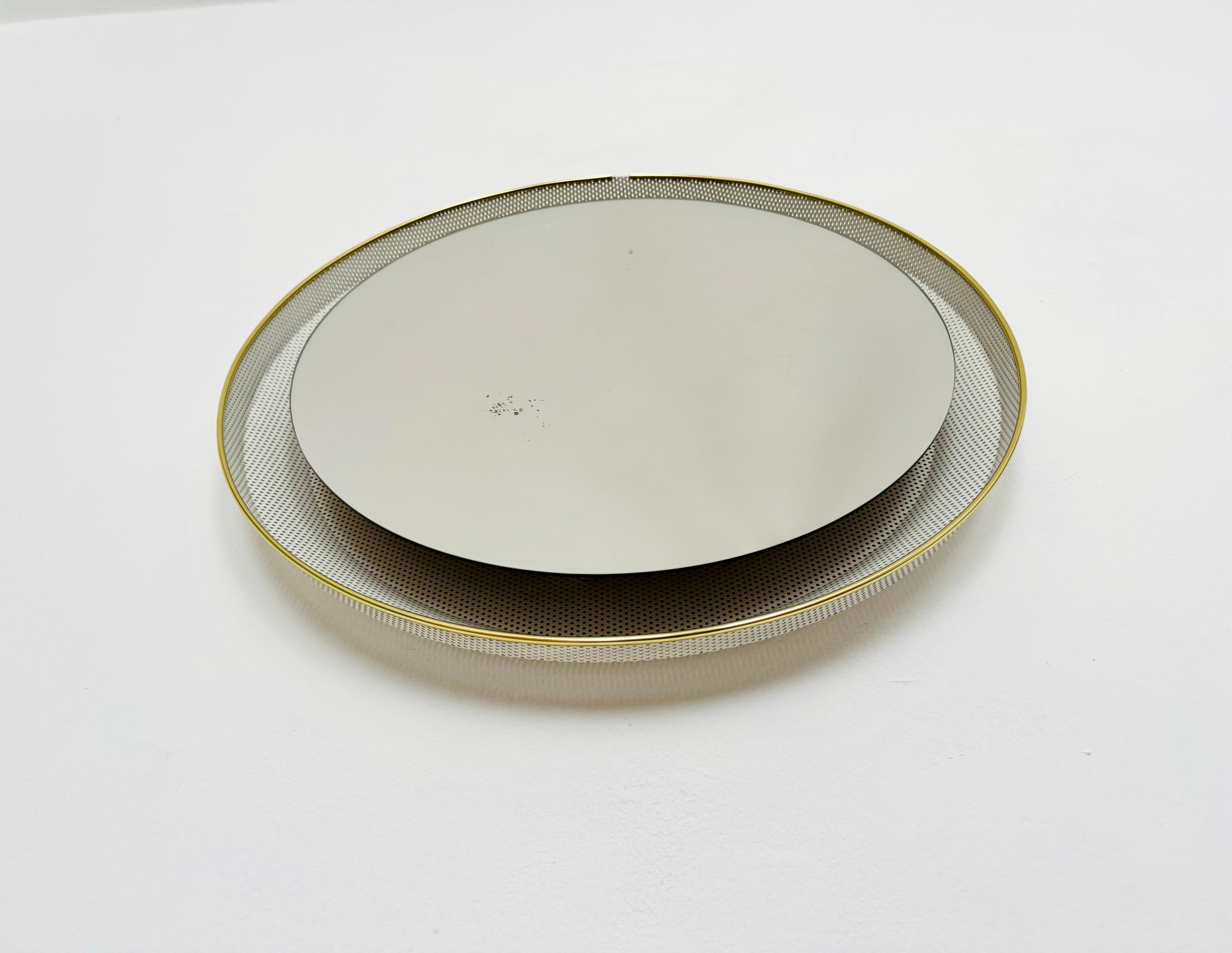Mid-20th Century Illuminated Sunburst Mirror For Sale
