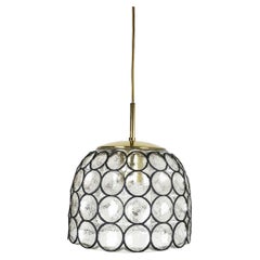 xxl "Iron Rings" Hanging Light Made by Glashütte Limburg, Germany, 1970s