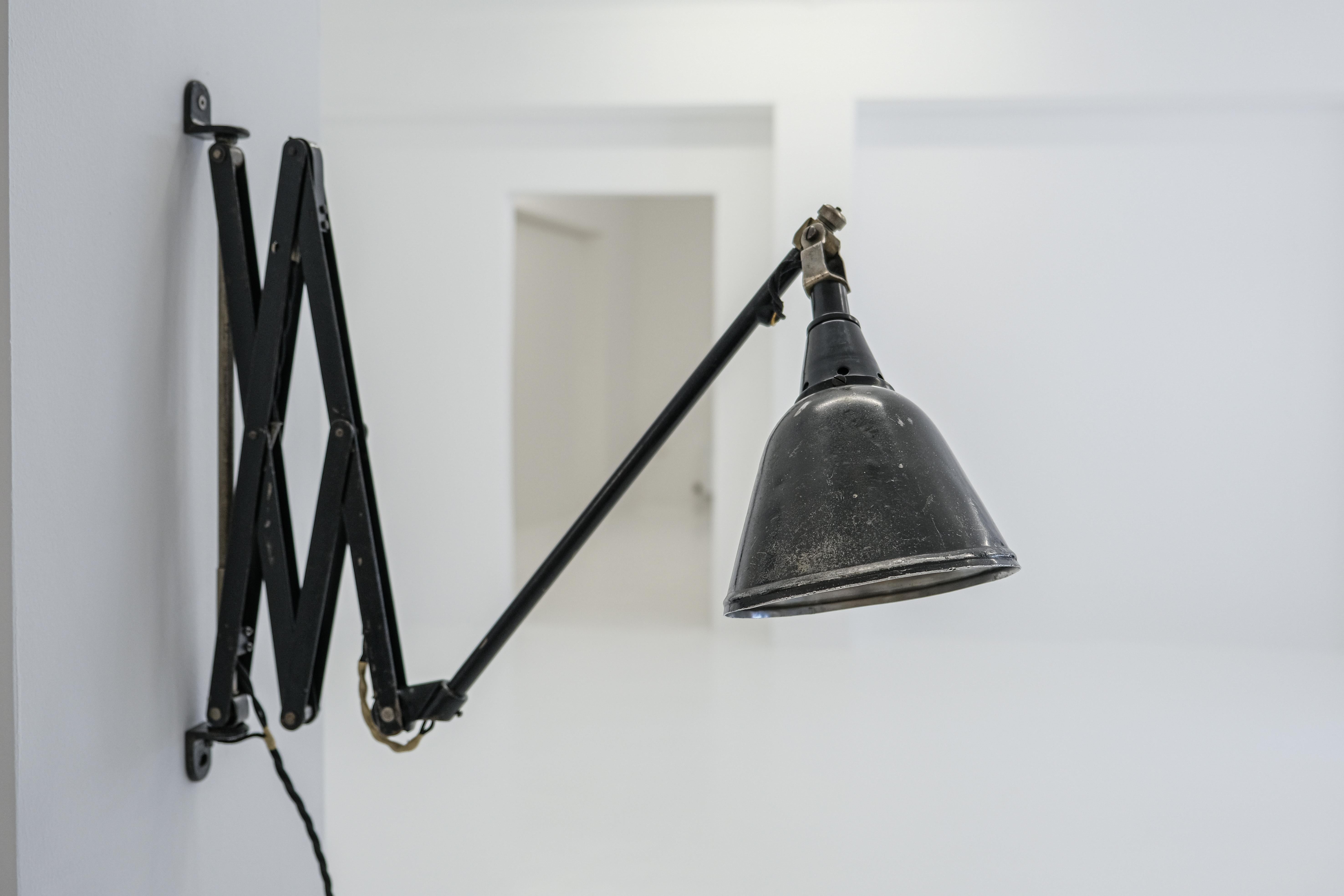 Lampada a forbice Midgard lunga XXL Modell 110 di Curt Fischer per Auma Industriewerke in vendita 1