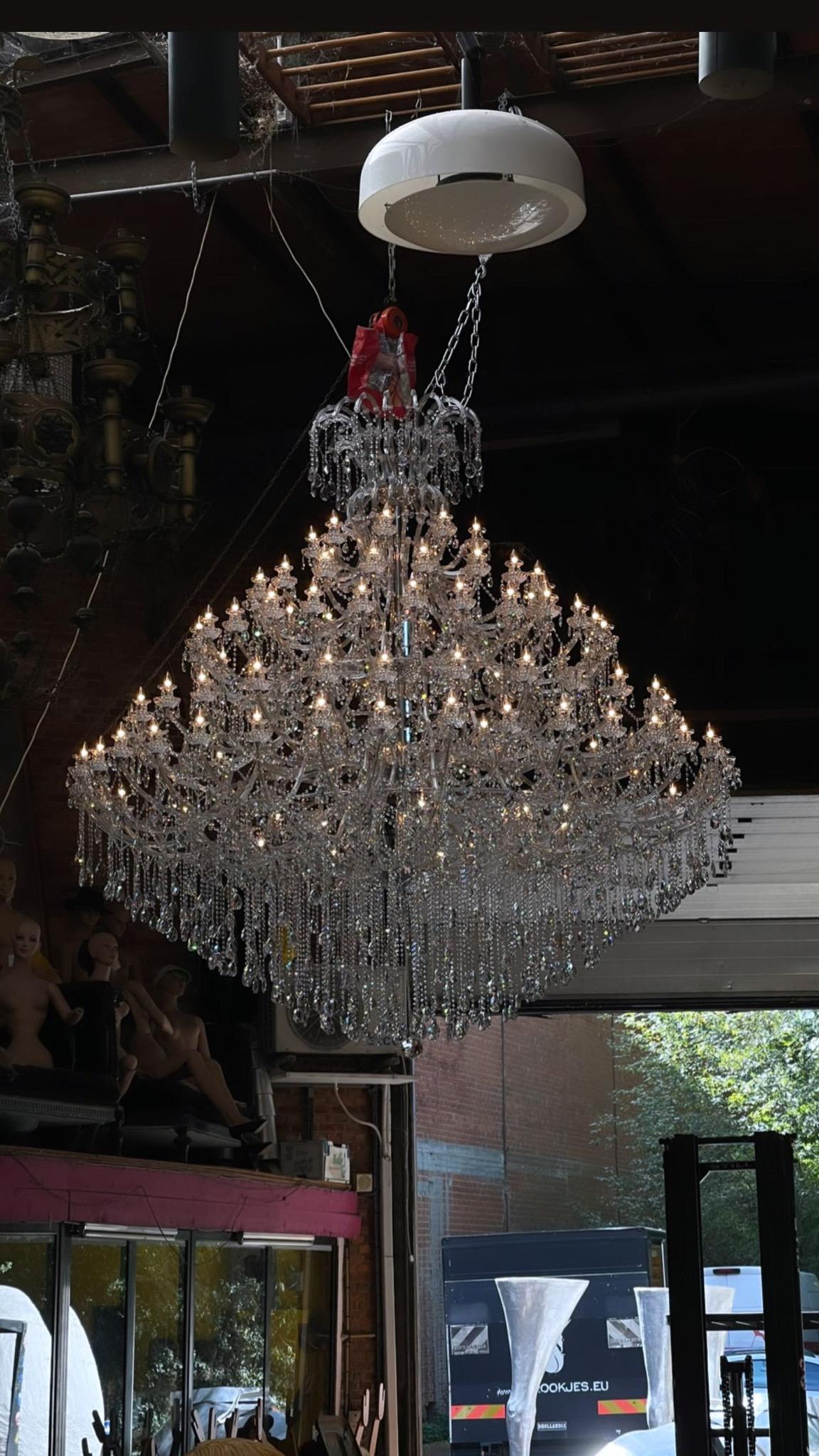 Hand-Crafted XXL Marie Therese Chandelier 3x3 Meter For Sale