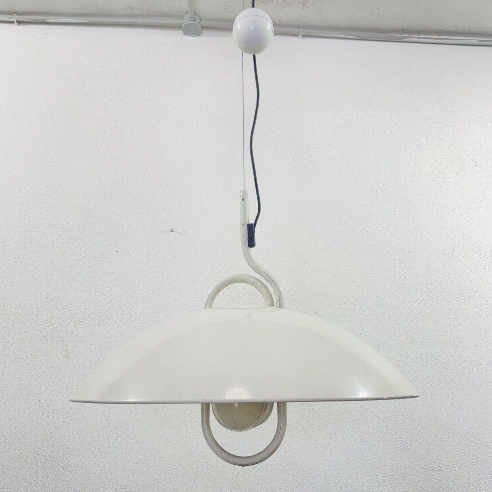 Ère spatiale XXL Martinelli Luce Moon Lampada a sospensione architettonica en vente