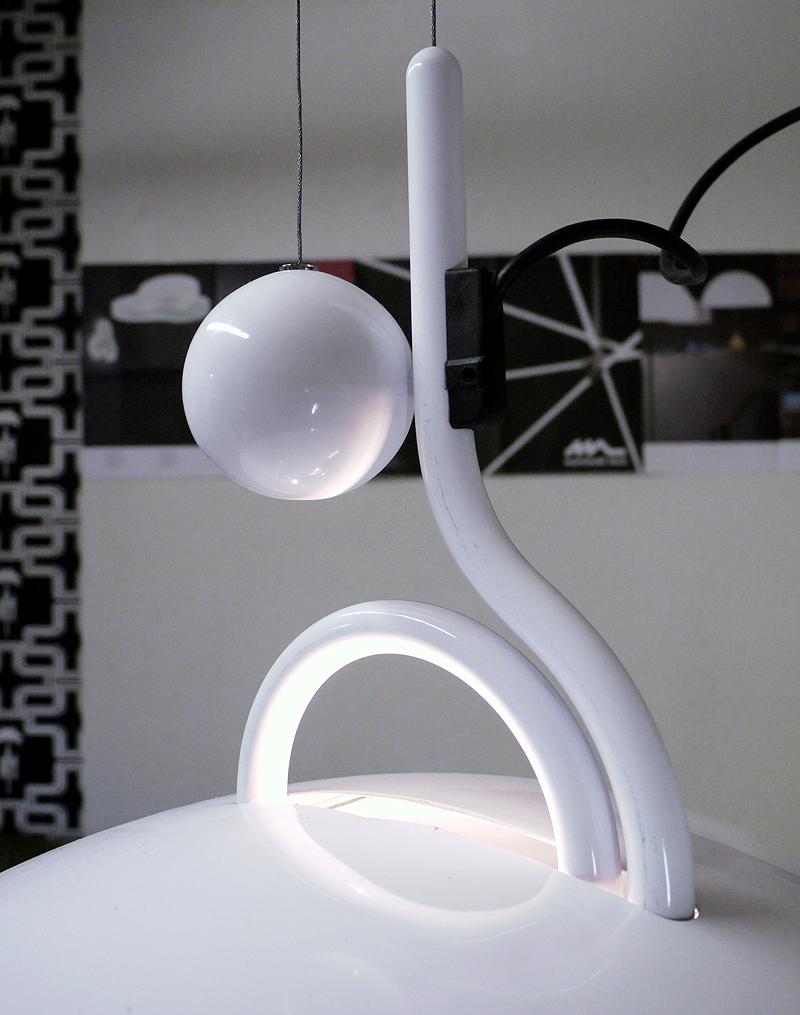 XXL Martinelli Luce Moon Lampada a sospensione architettonica a cupola in metallo in vendita 2