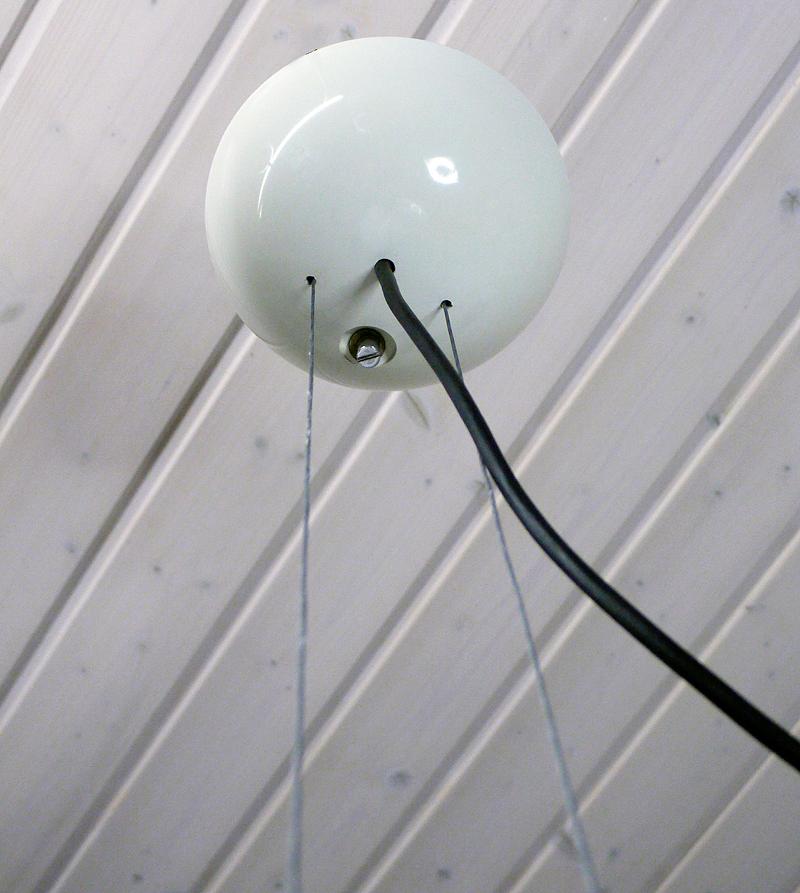 Metallo XXL Martinelli Luce Moon Lampada a sospensione architettonica a cupola in metallo in vendita