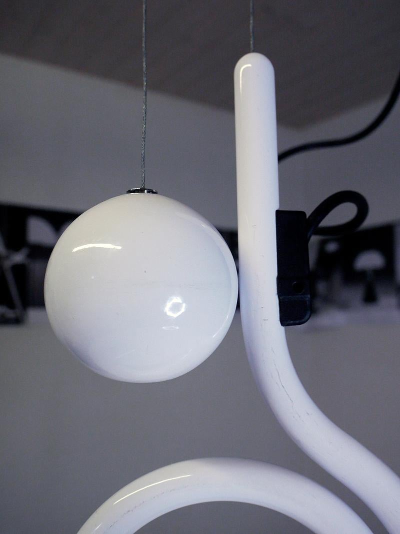 XXL Martinelli Luce Moon Lampada a sospensione architettonica a cupola in metallo in vendita 1