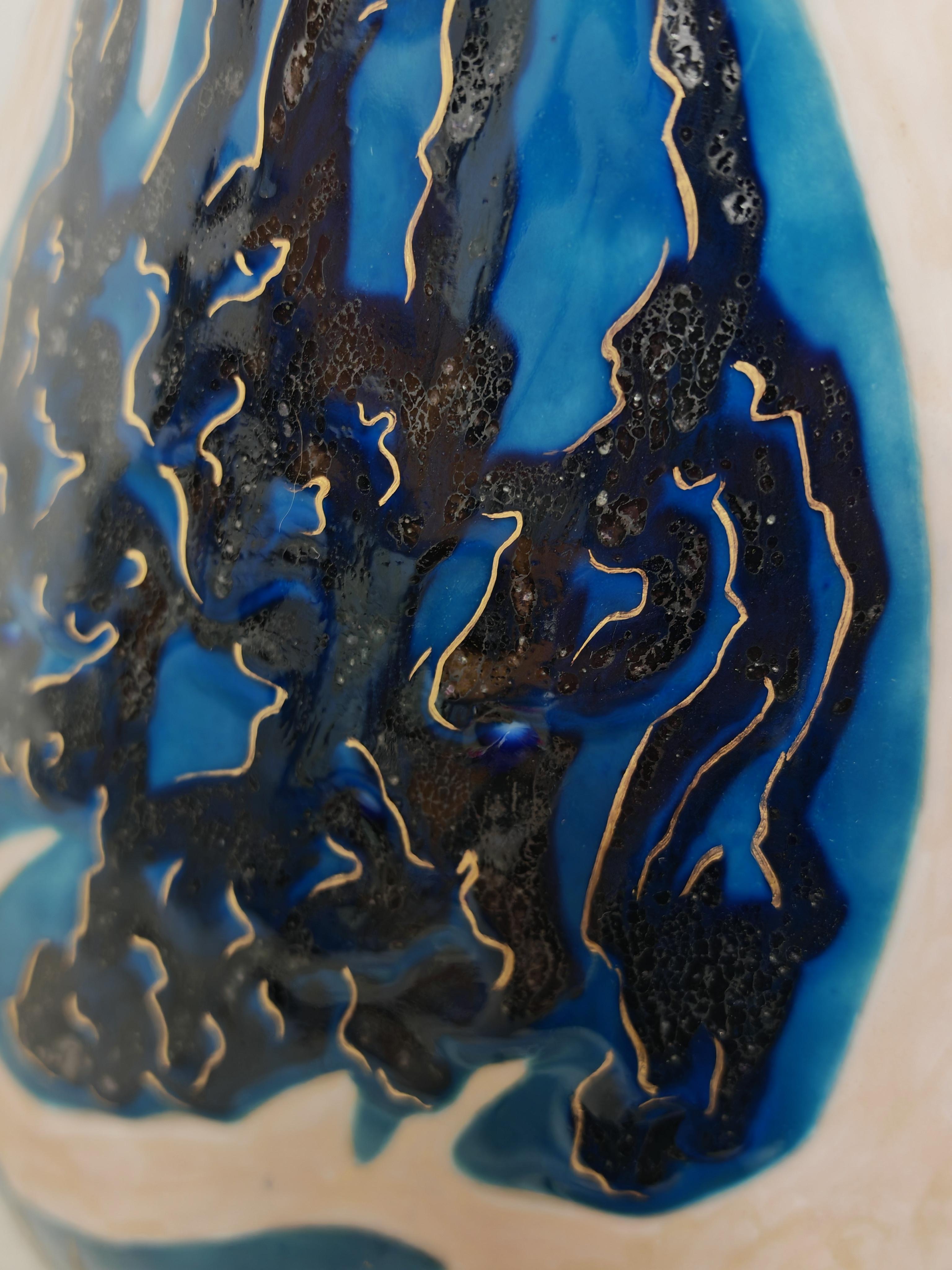 Vase XXL en céramique du milieu du siècle par Mahiedine Boutaleb pour Sèvres, France 1975 en vente 4