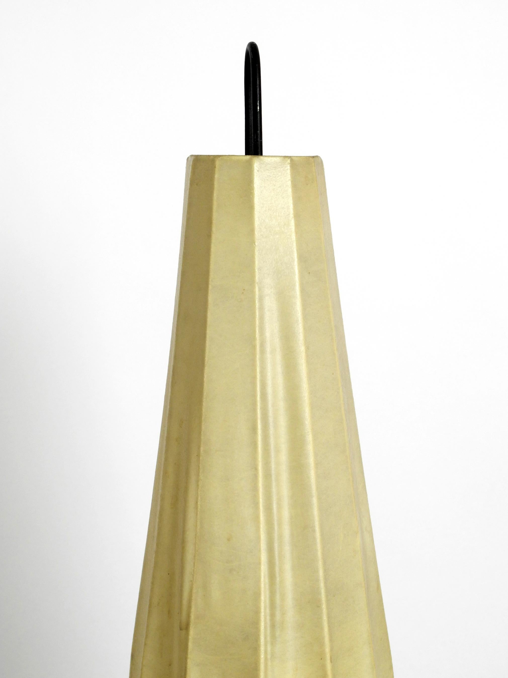 Extra Large Mid-Century Modern Tripod Cocoon Floor Lamp, Vereinigten Werkstätten 8