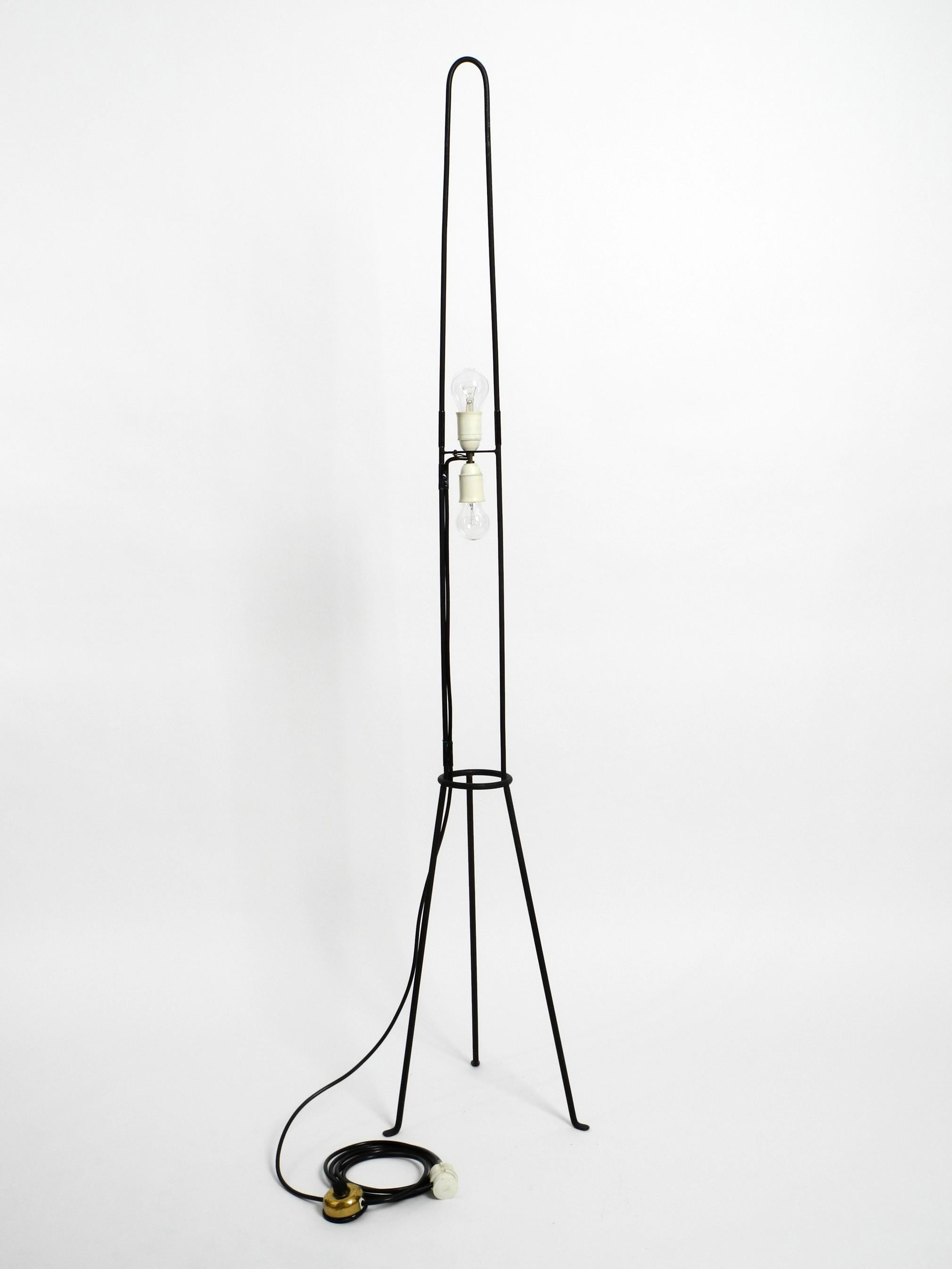 Mid-20th Century Extra Large Mid-Century Modern Tripod Cocoon Floor Lamp, Vereinigten Werkstätten