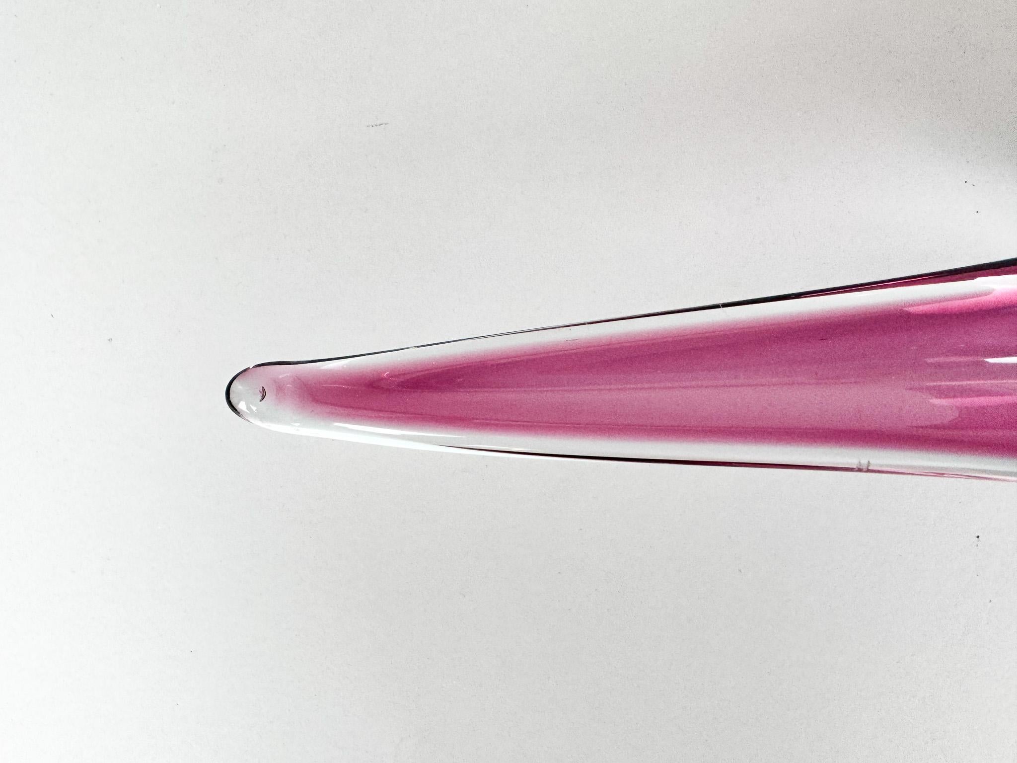 XXL Mid Century Murano Glass Bowl, Italy 3