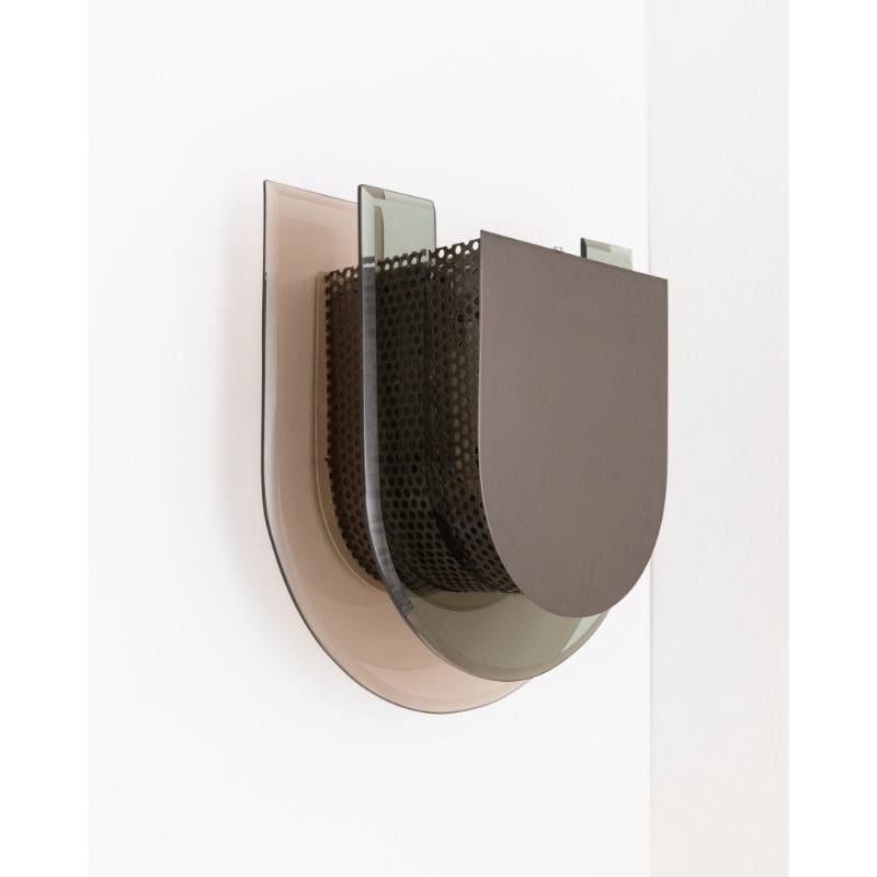 XXL Aplique de Cristal Espejado Estilo Memphis Postmoderno Made In Italy, Años 70 en venta 3