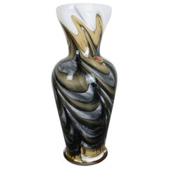 Xxl Multicolored Pop Art Vase Opaline Florence, Italy 1970s