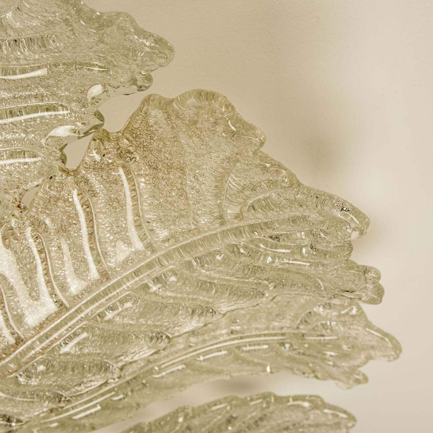 Other XXL Murano Glass Ceiling Light in the Style of Barovier, 1970s For Sale