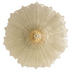 XXL Lámparas de techo de cristal de Murano al estilo de Barovier, años 70