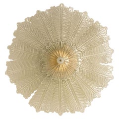 Plafoniere XXL in vetro di Murano nello stile di Barovier, anni '70