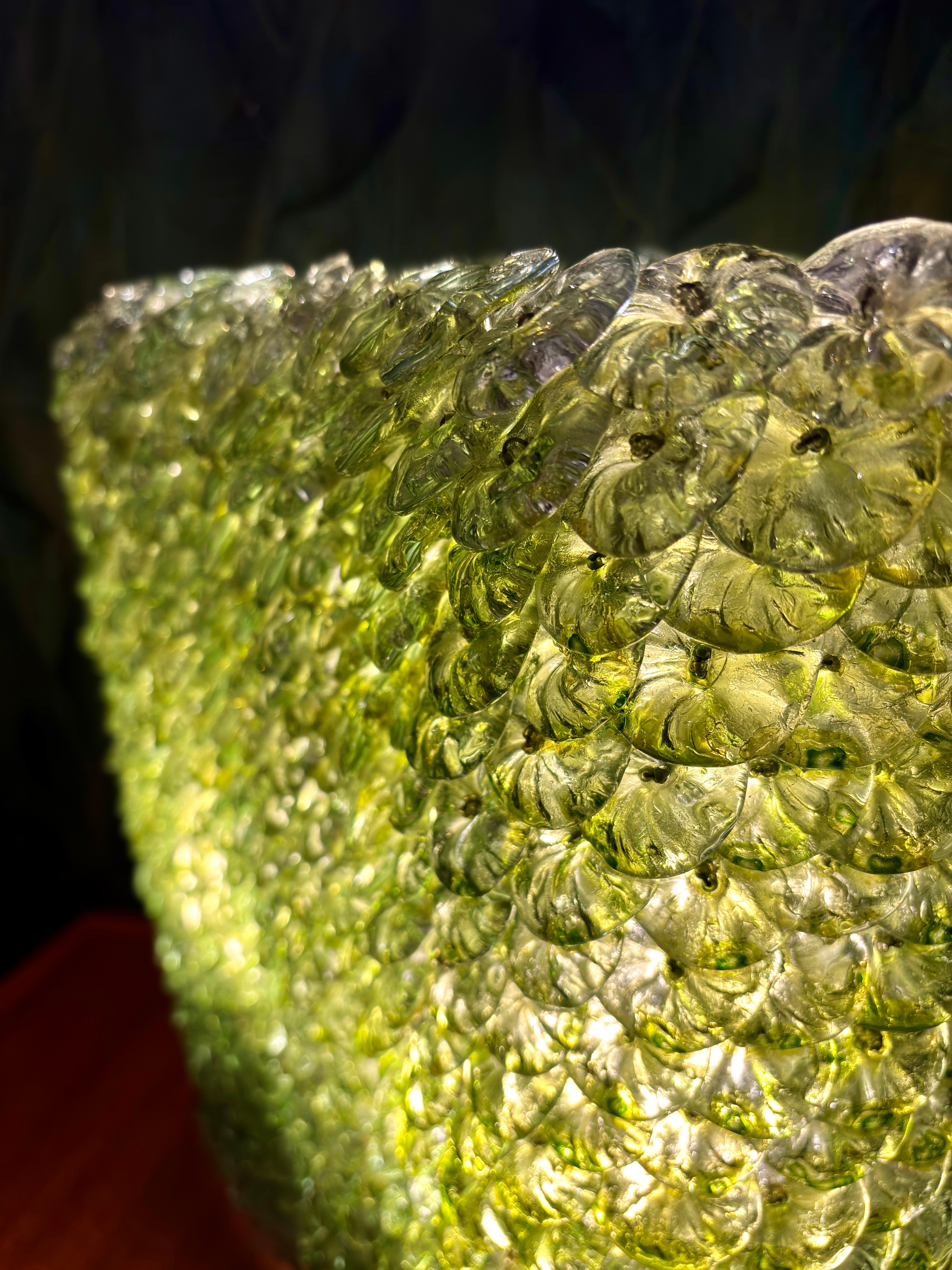 XXL Murano table lamp by Barovier & Toso In Good Condition For Sale In Hannover, DE