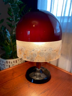 XXL Murano table lamp "Scavo" by Alfredo Barbini
