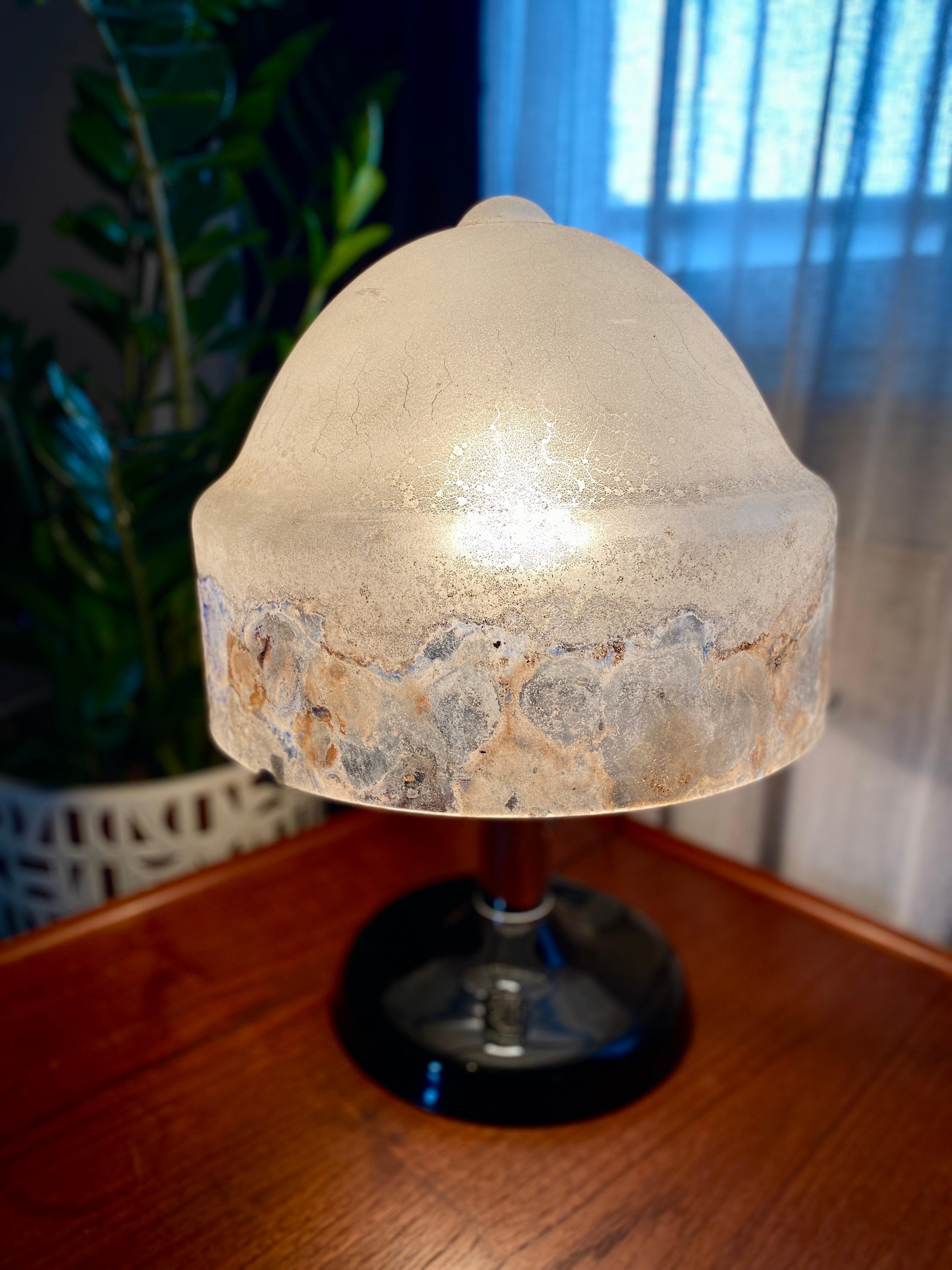 Mid-Century moderno Lampada da tavolo XXL di Murano 