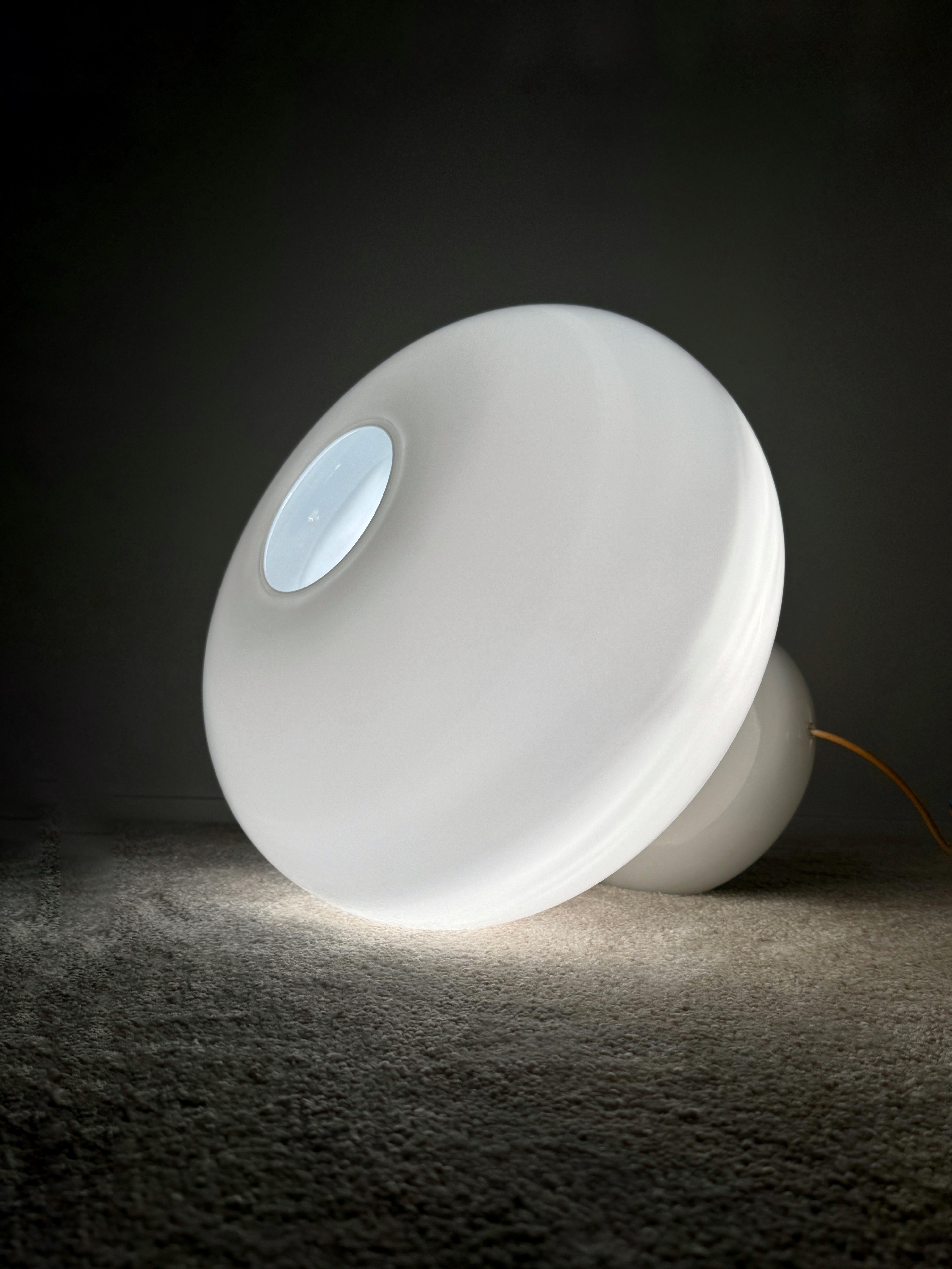 Verre Lampe de table XXL Mushroom de Cosack Leuchten 1970 en vente