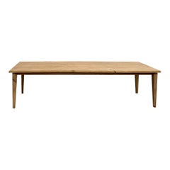 XXL oak and chestnut french dining table