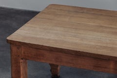 Table de monastère en chêne de France, vers 1940